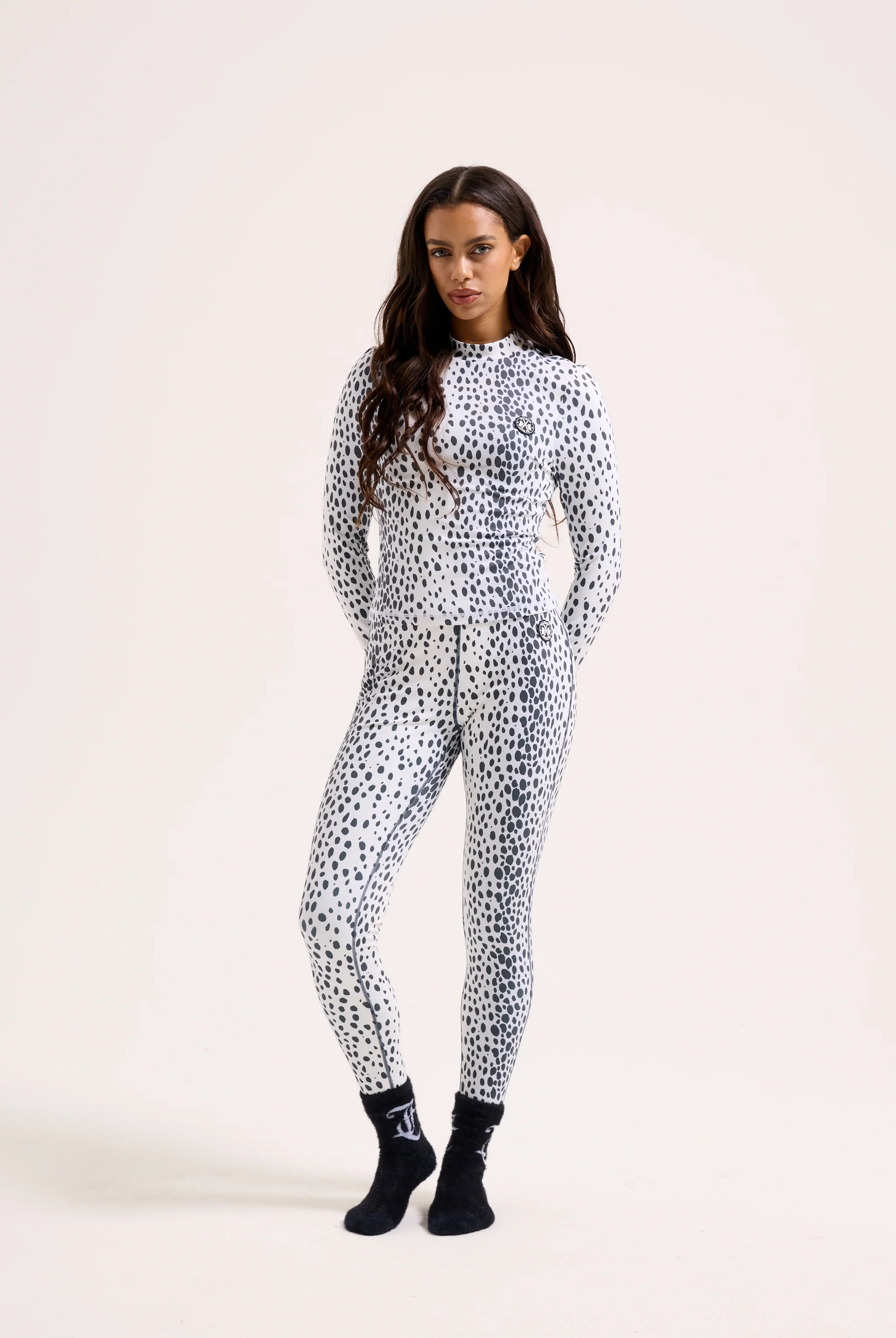 SKI SNOW LEOPARD PRINT LEGGINGS - Image 4
