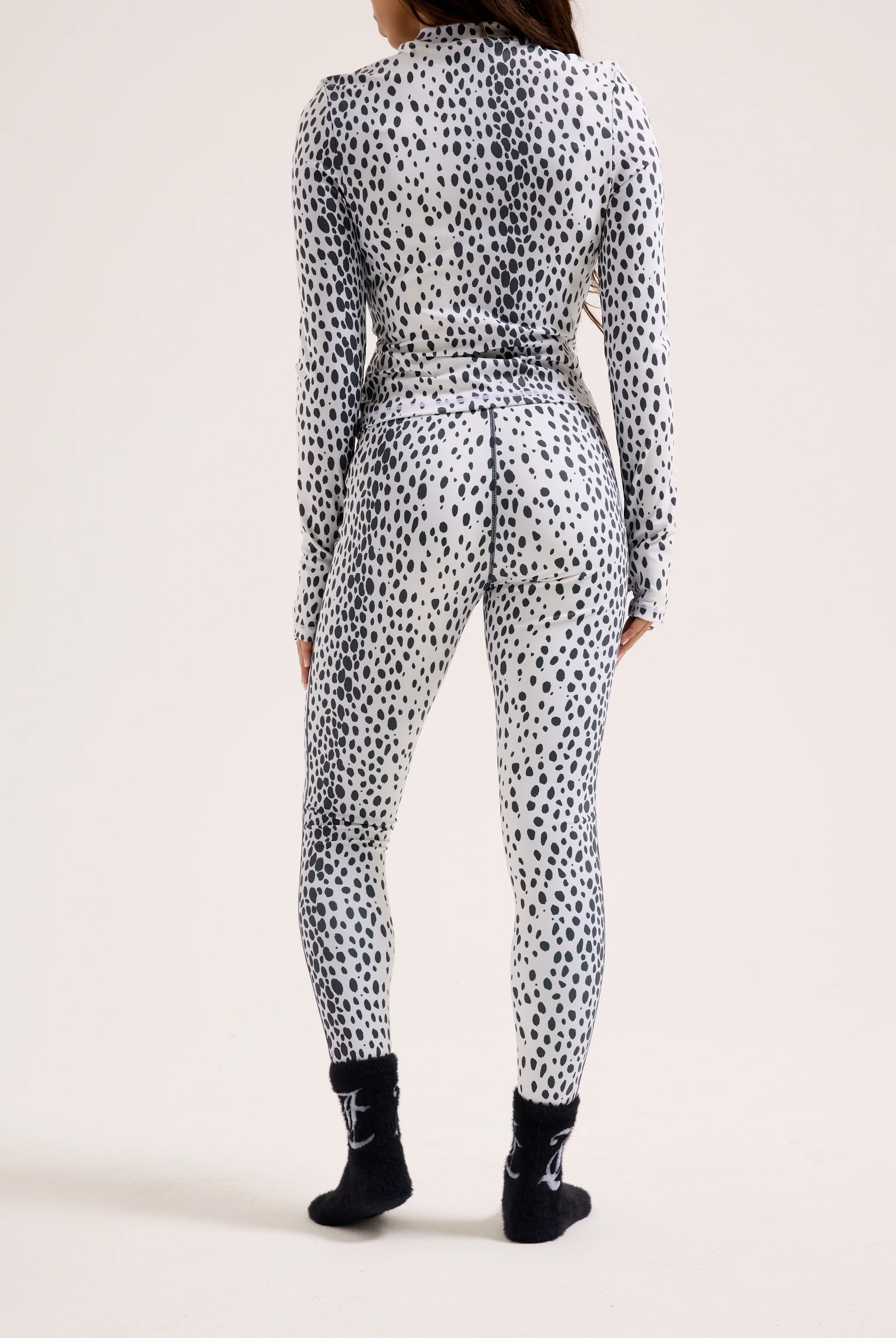 SKI SNOW LEOPARD PRINT LEGGINGS - Image 5