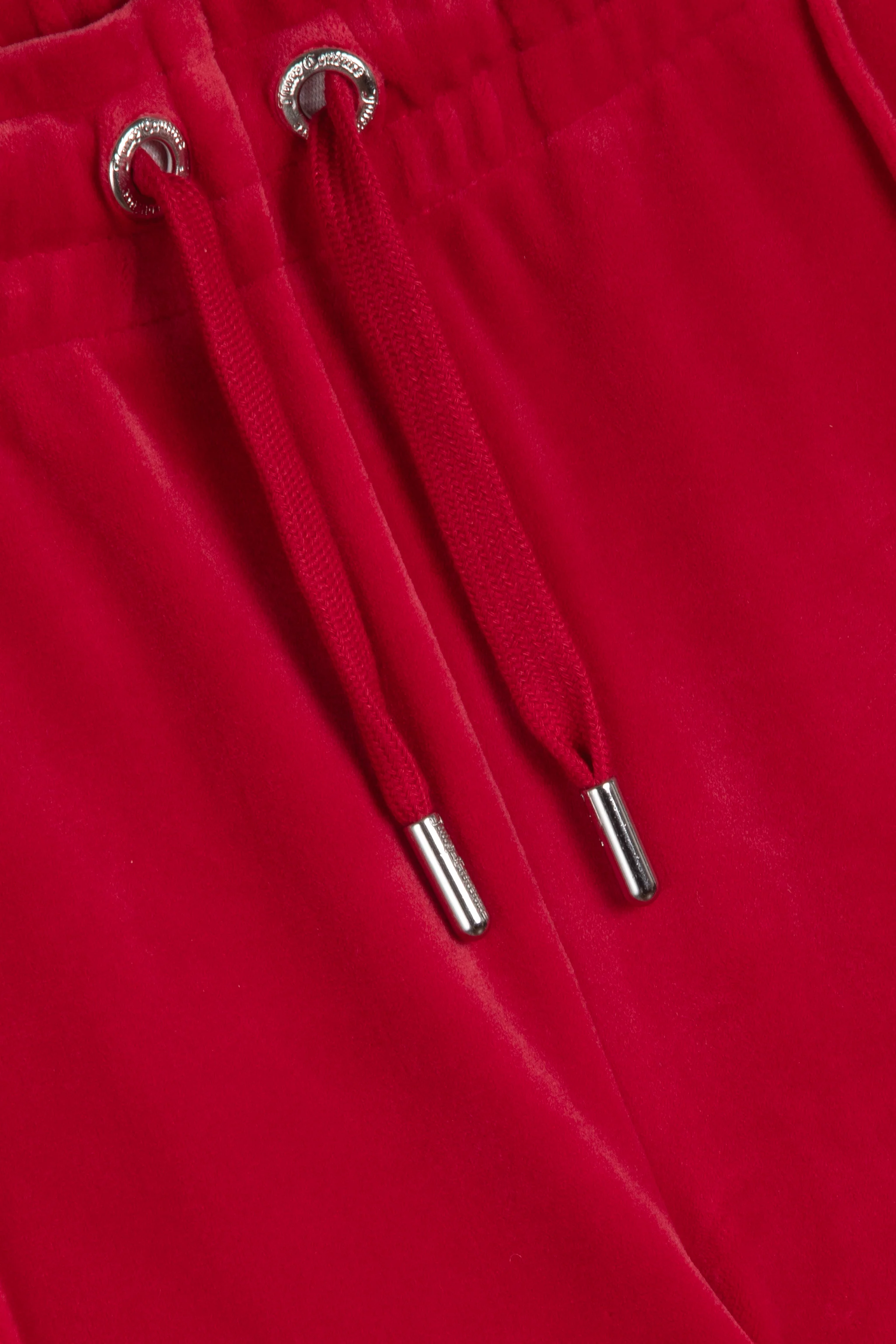 ASTOR RED VELOUR DIAMANTÉ TRACKSUIT BOTTOM - Image 10