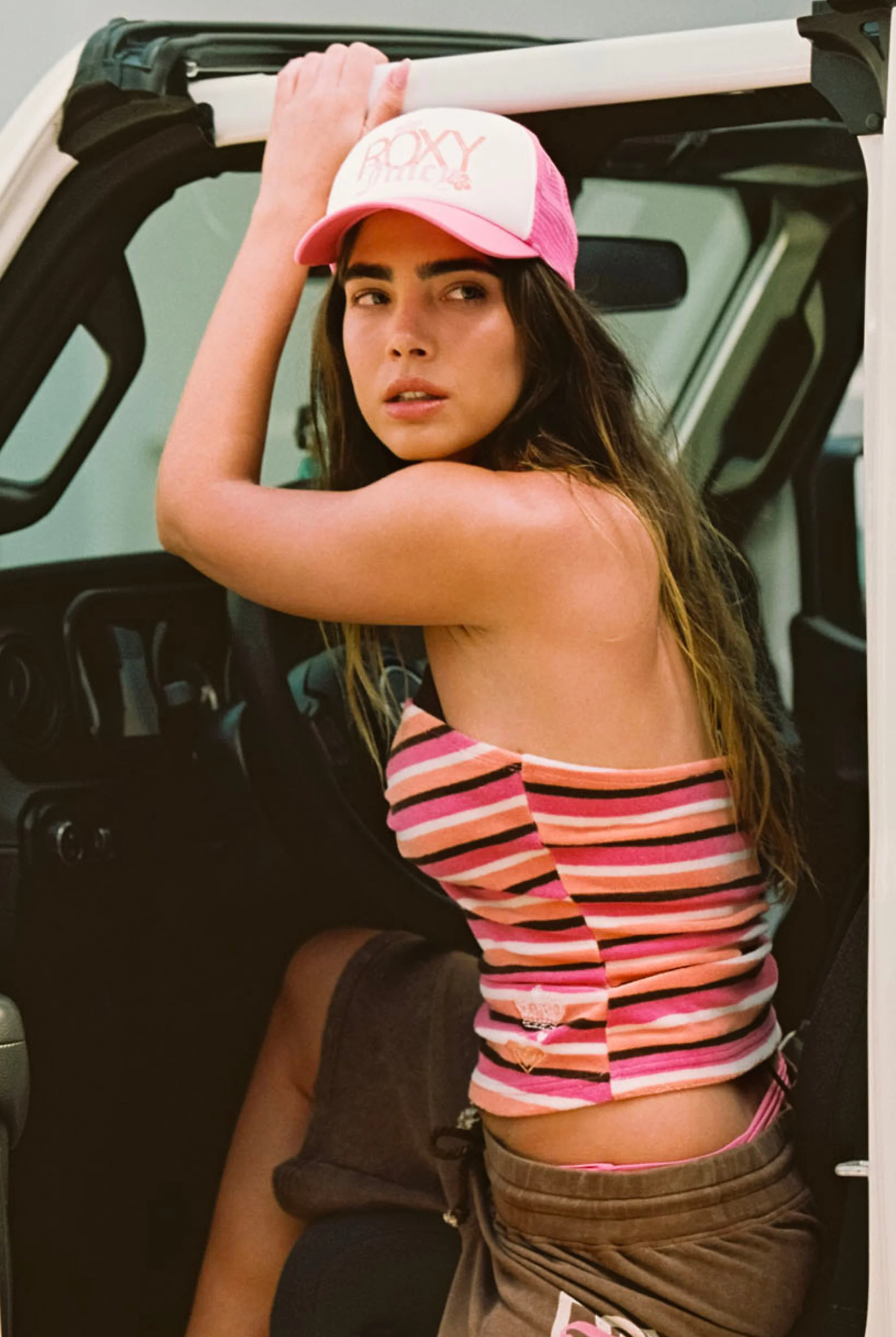 AZALEA PINK ROXY X JUICY COUTURE TRUCKER CAP - Image 2