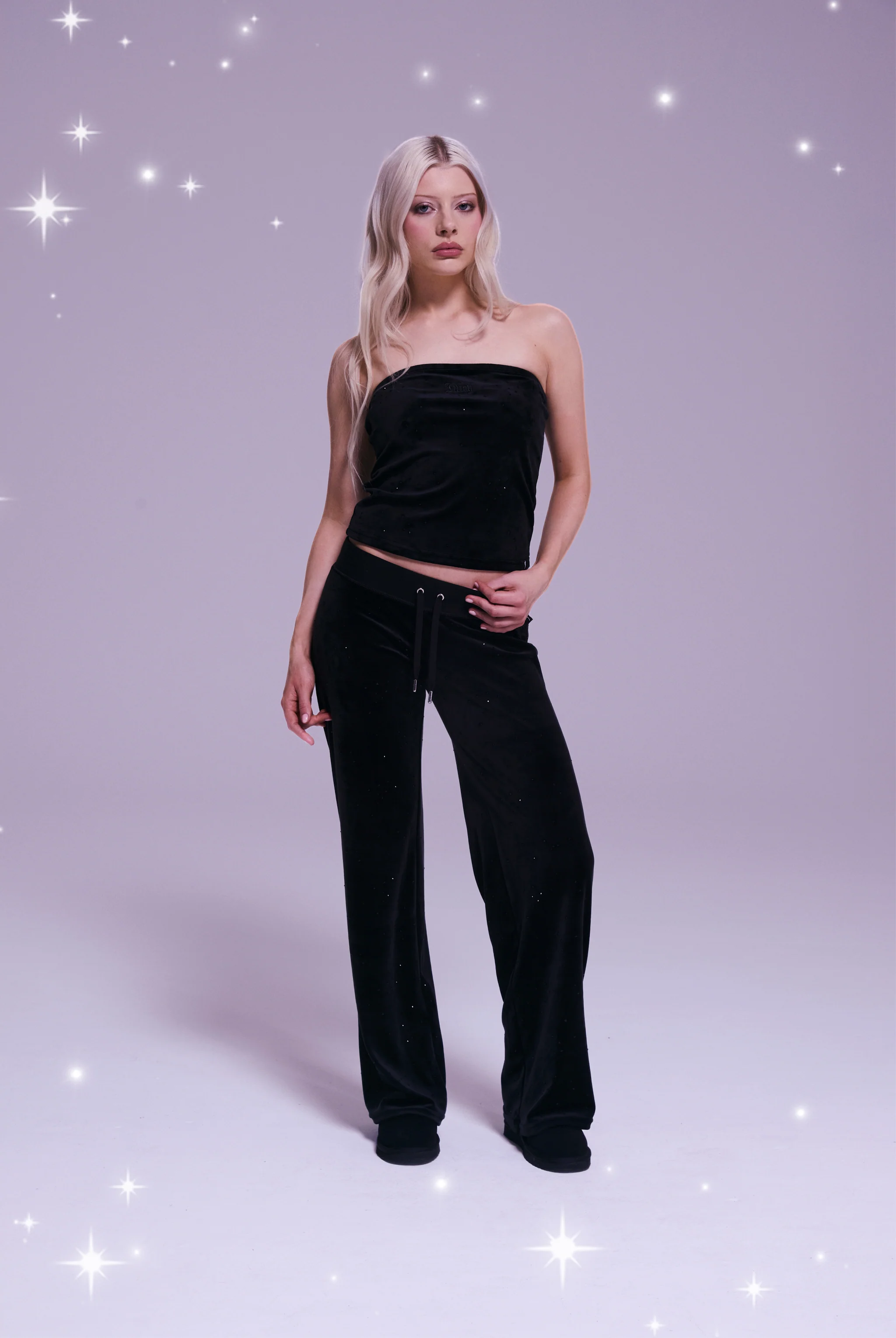 DISNEY | BLACK DIAMANTÉ VELOUR BANDEAU - Image 3