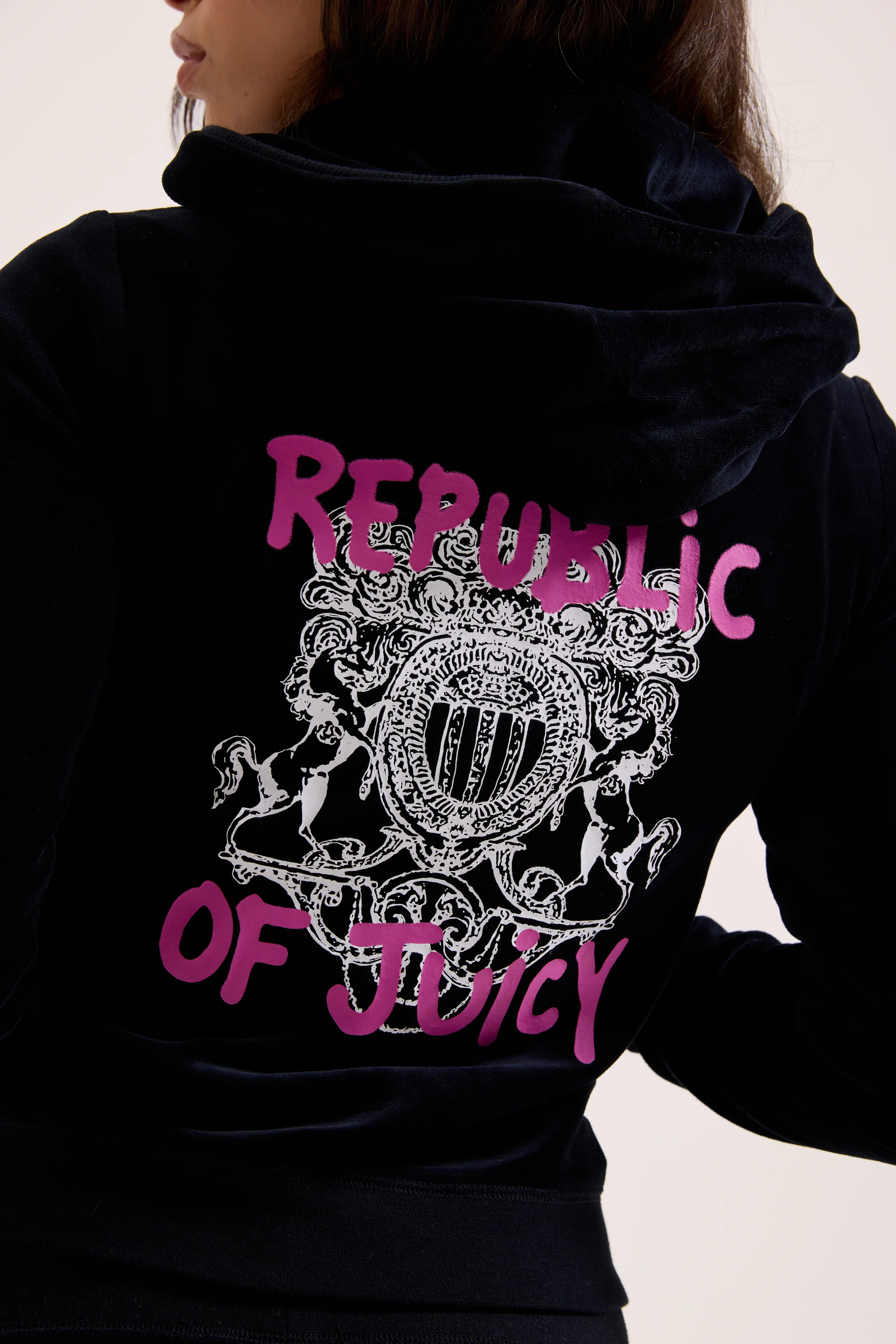 BLACK REPUBLIC OF JUICY HERITAGE HOODIE - Image 3
