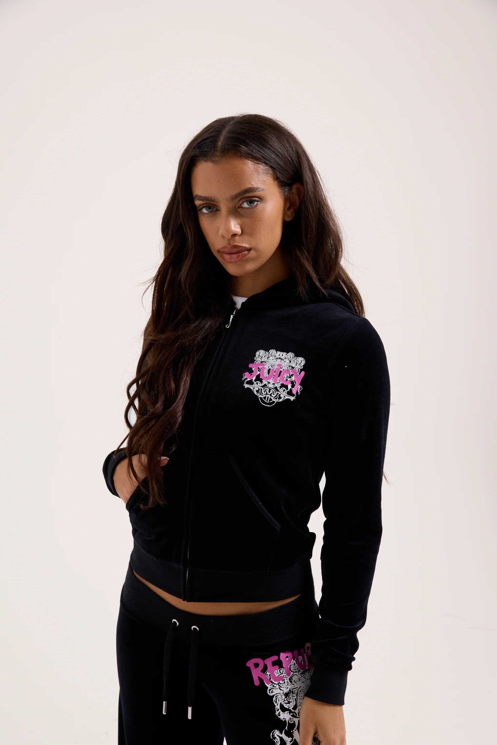 BLACK REPUBLIC OF JUICY HERITAGE HOODIE - Image 5