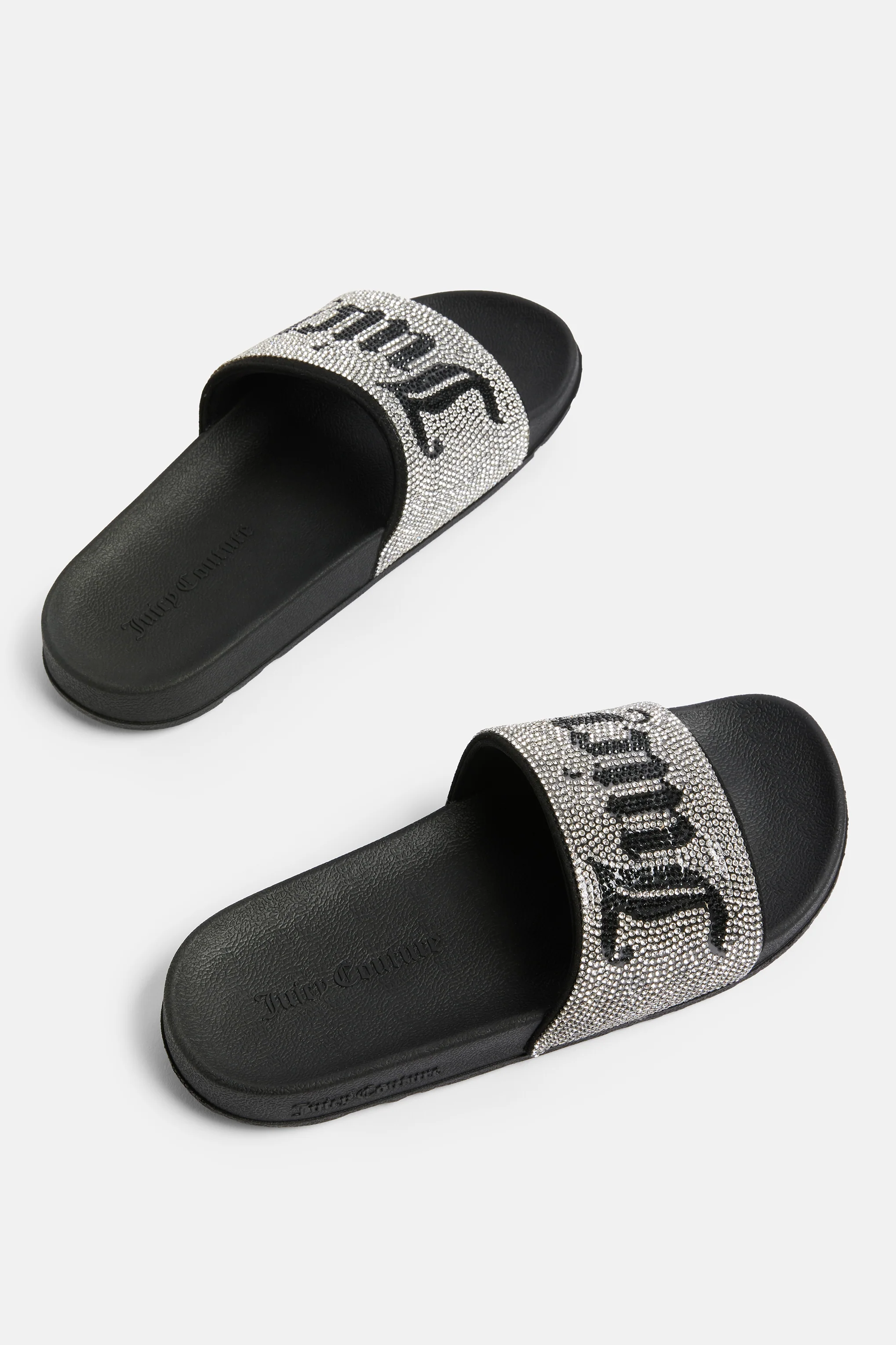 BLACK DIAMANTÉ JUICY SLIDER - Image 4