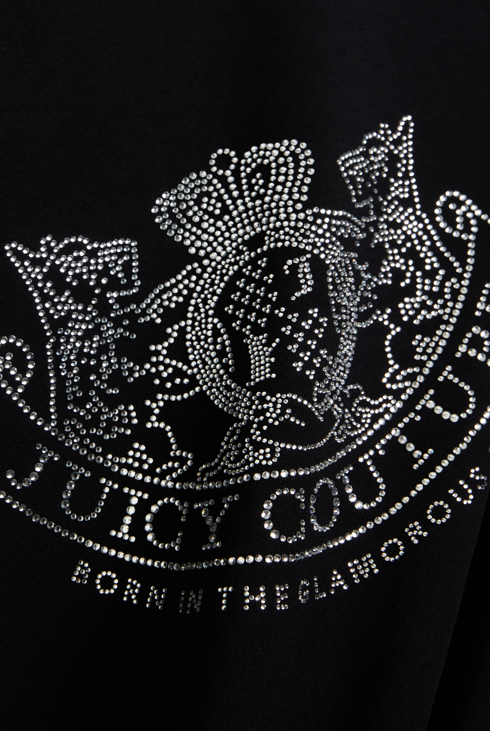 BLACK DOG CREST DIAMANTÉ TSHIRT - Image 3