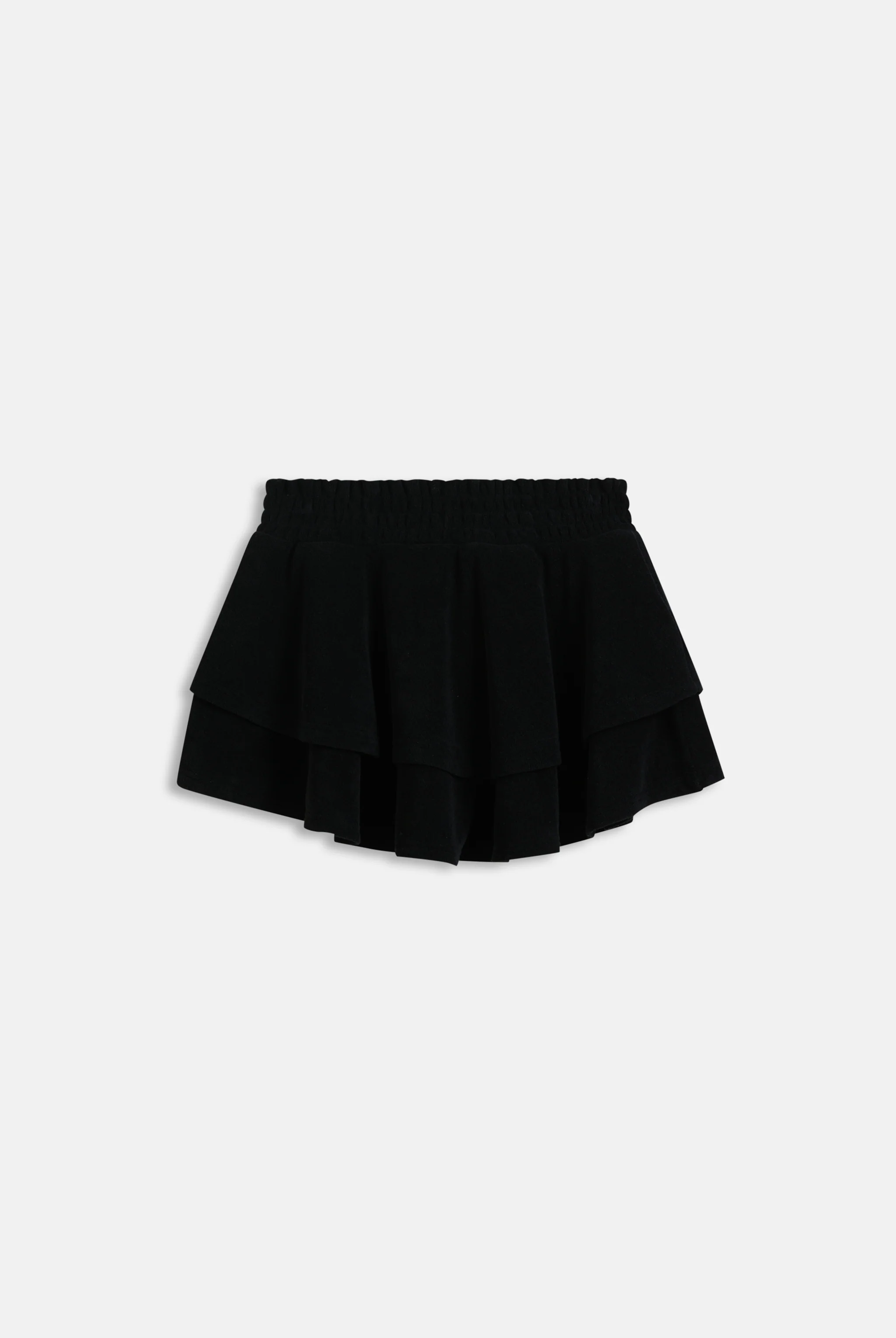BLACK HERITAGE SMOCKED TIER SKIRT - Image 9