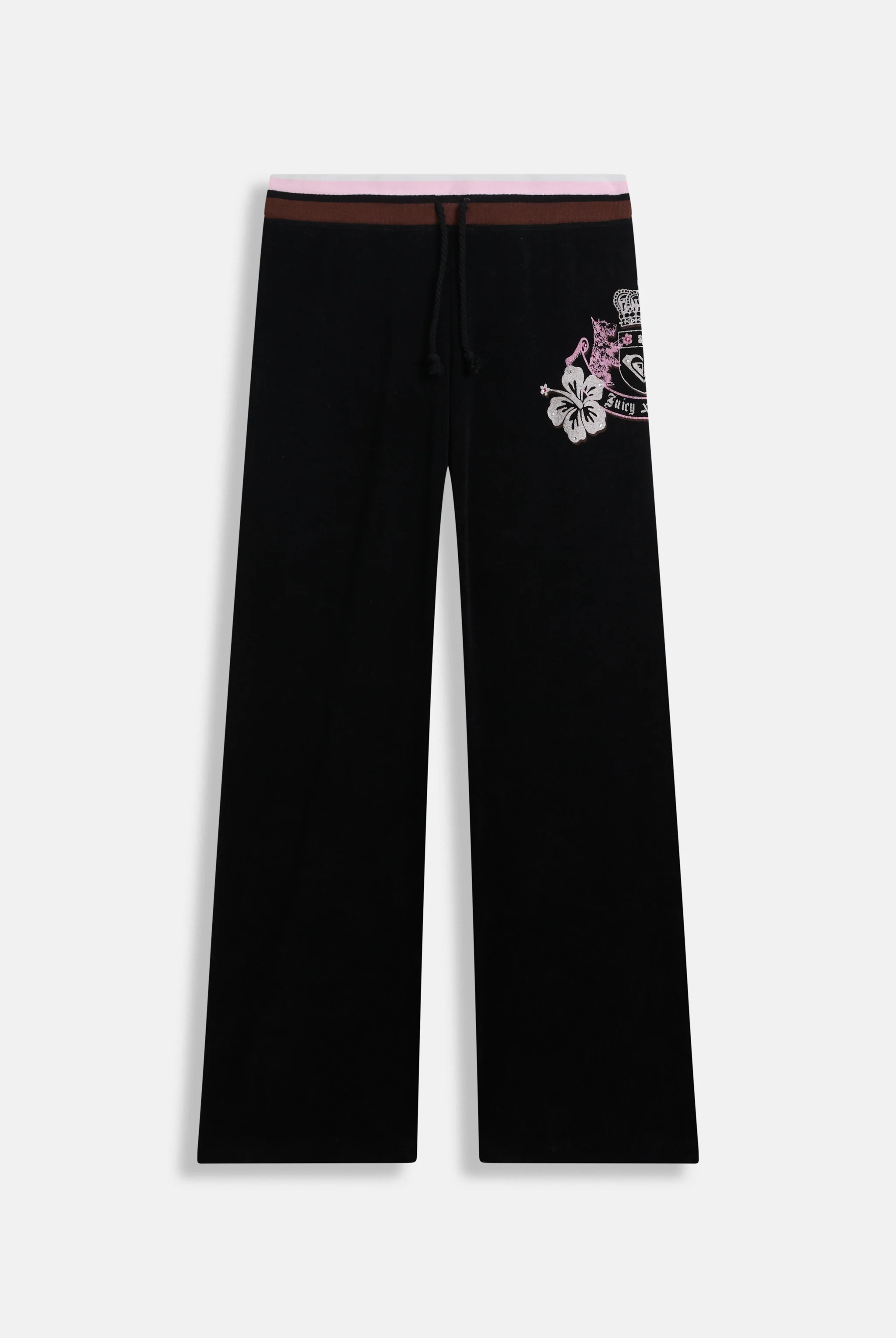 BLACK ROXY x JUICY COUTURE TERRY TOWELLING OG STRAIGHT BOTTOM - Image 4
