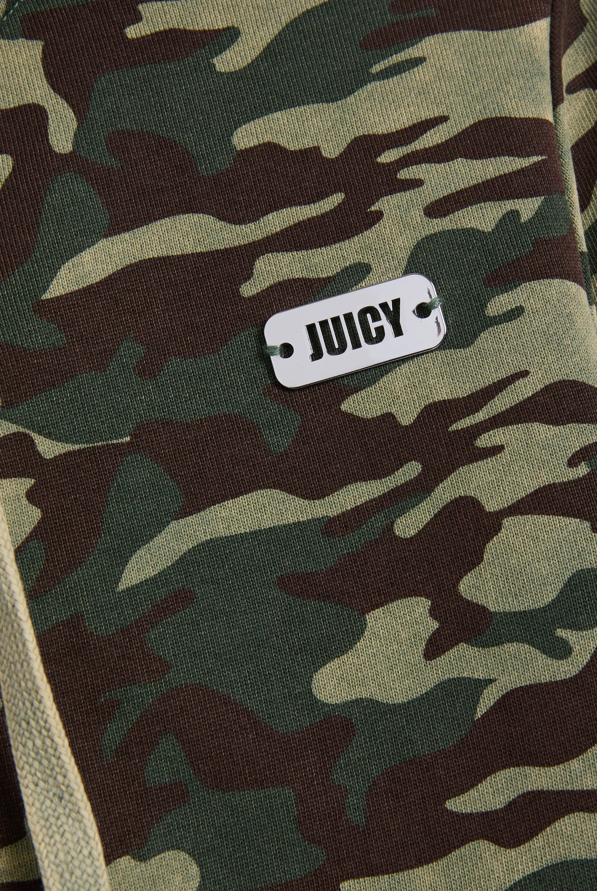 CAMO PRINT WASHED COTTON HOODIE - Image 5