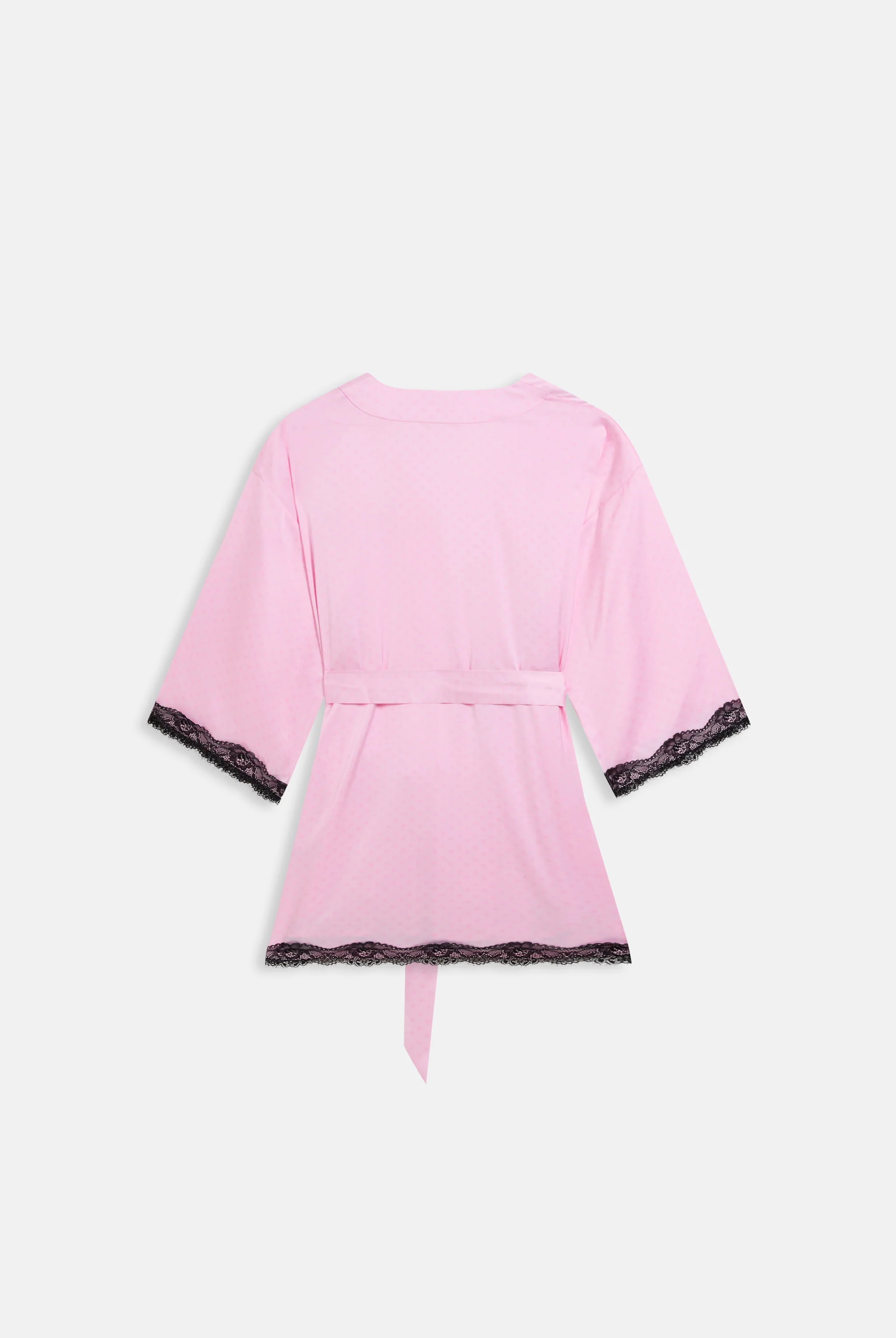 CHERRY BLOSSOM HEART LACE TRIM ROBE - Image 6