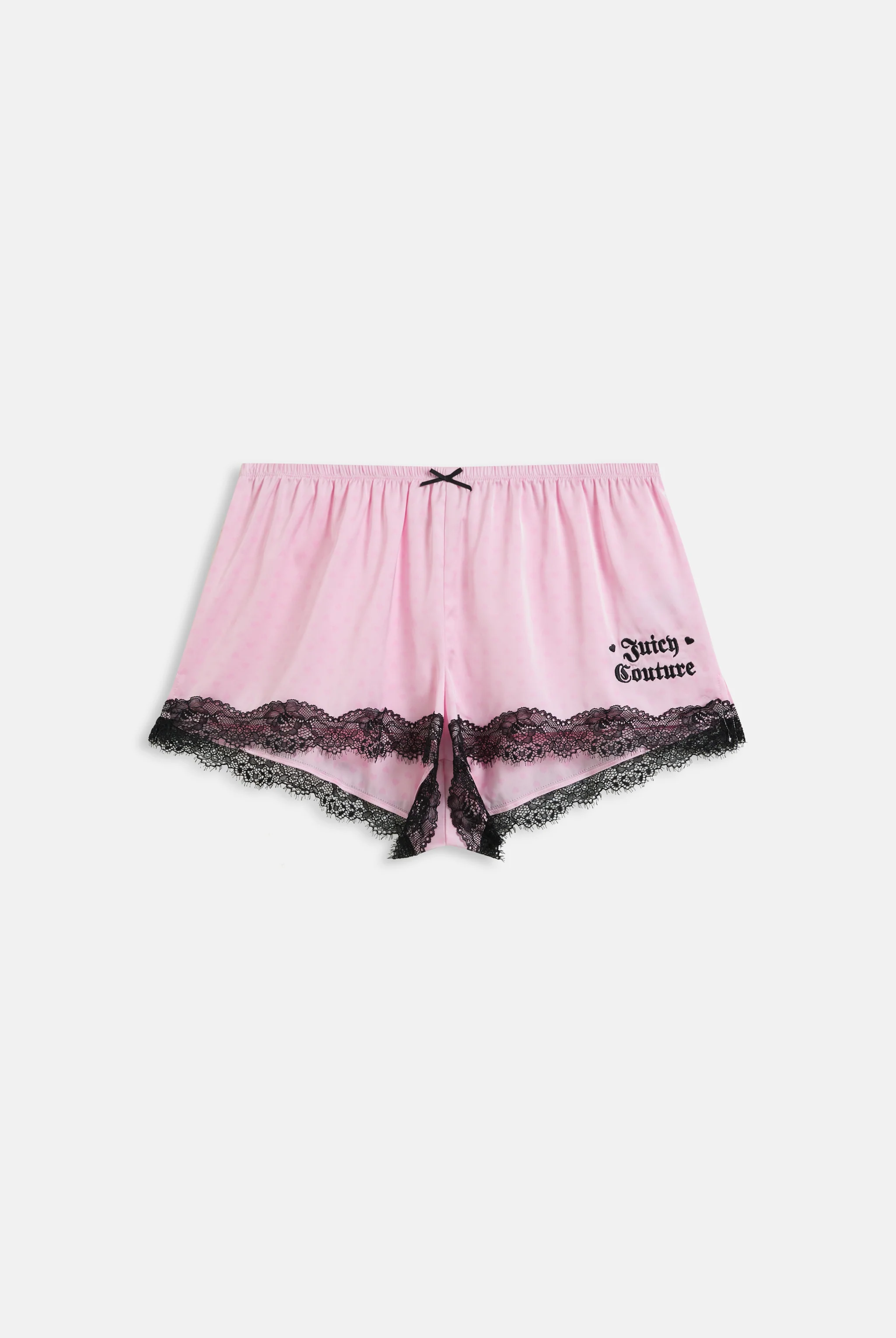 CHERRY BLOSSOM HEART LACE SATIN PYJAMA SET - Image 7