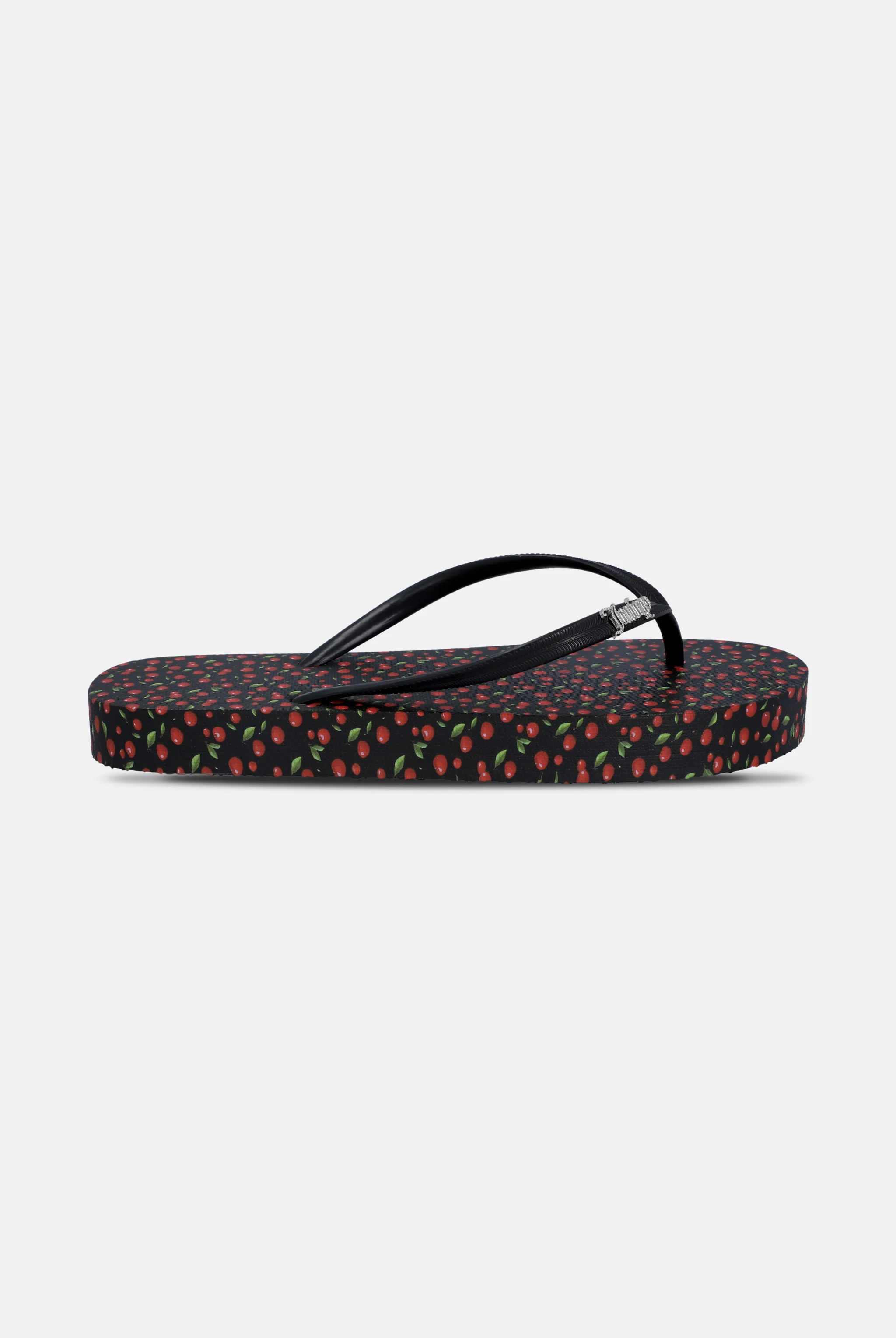 BLACK CHERRY PRINT PLATFORM FLIP FLOP - Image 3