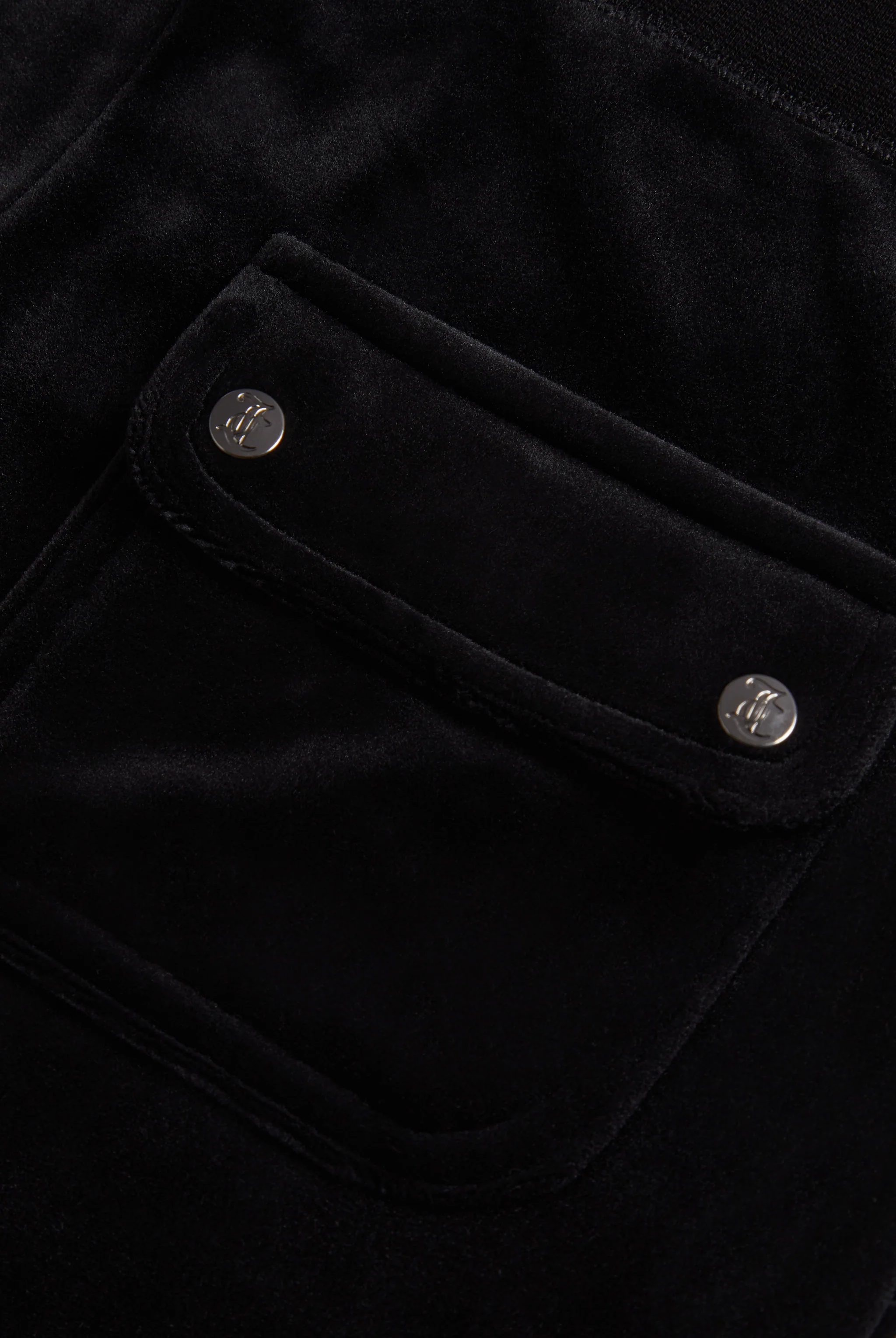 BLACK CLASSIC VELOUR DEL RAY POCKETED BOTTOMS - Image 5