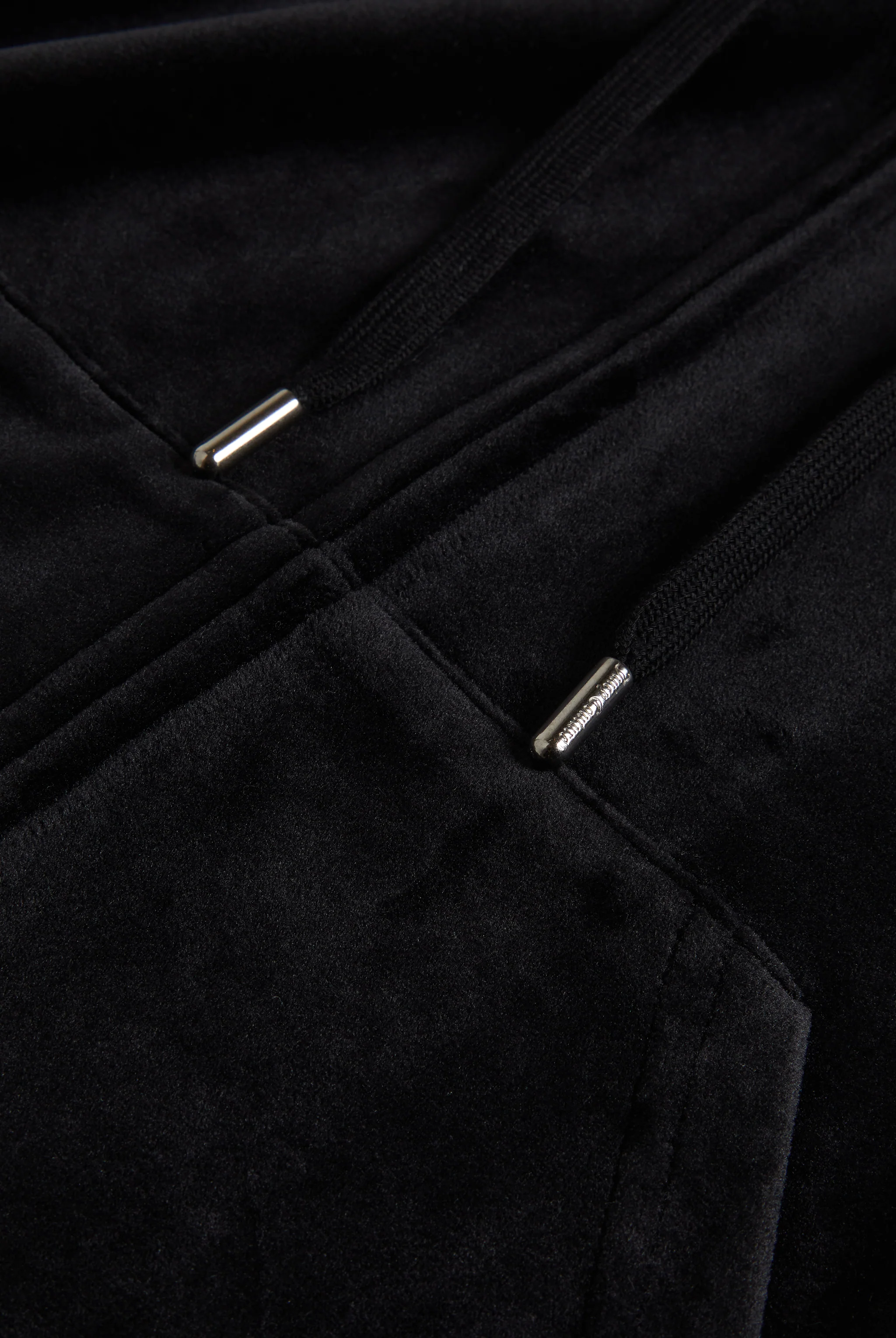 BLACK CLASSIC VELOUR ROBERTSON HOODIE - Image 4