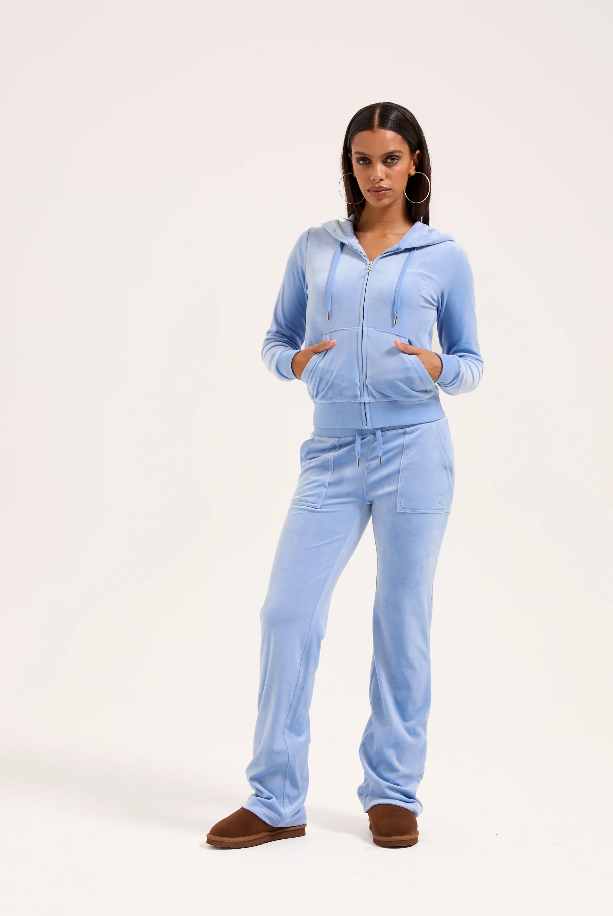 DELLA ROBIA CLASSIC VELOUR ROBERTSON HOODIE - Image 3