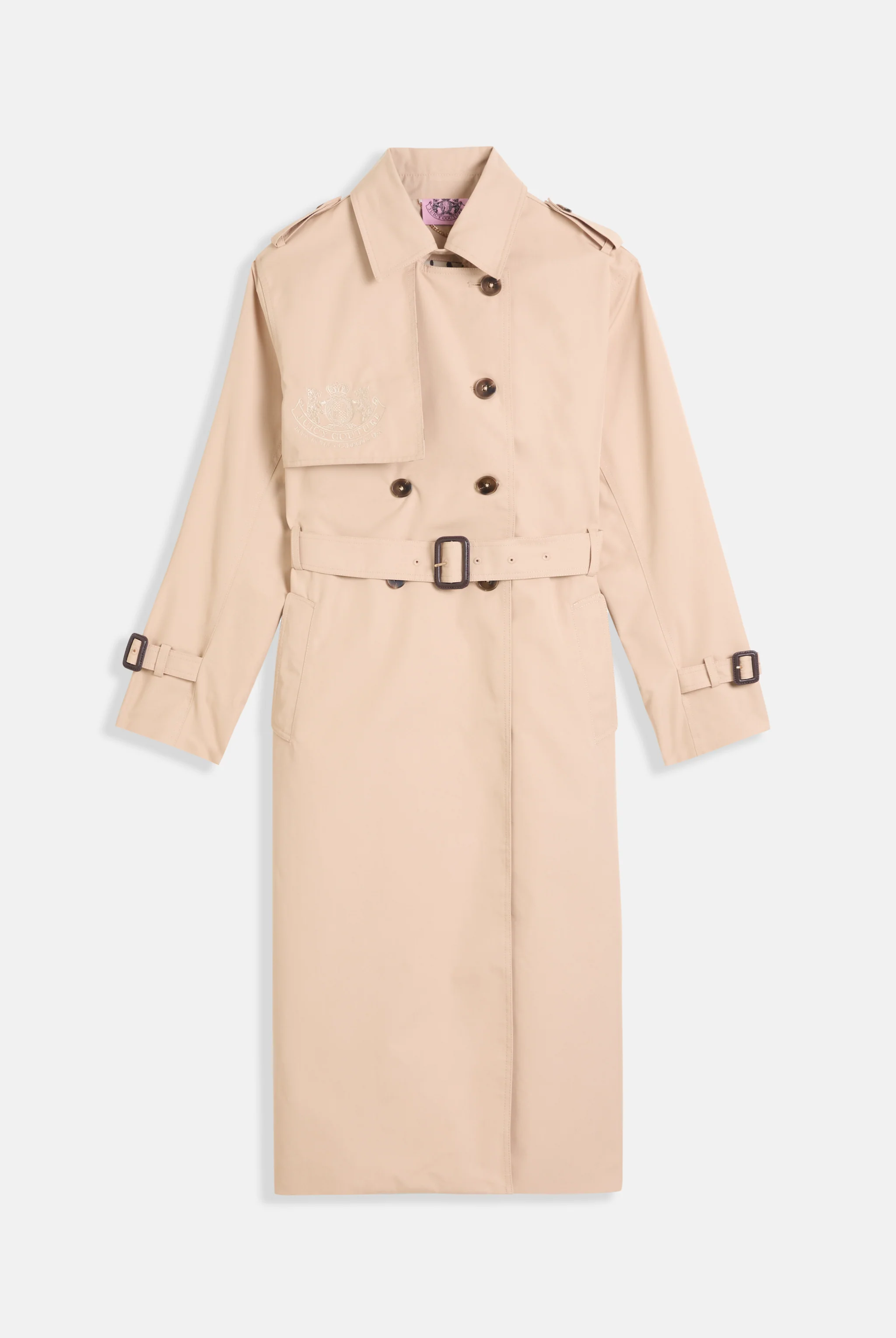 CAMEL COTTON TWILL TRENCH COAT - Image 2