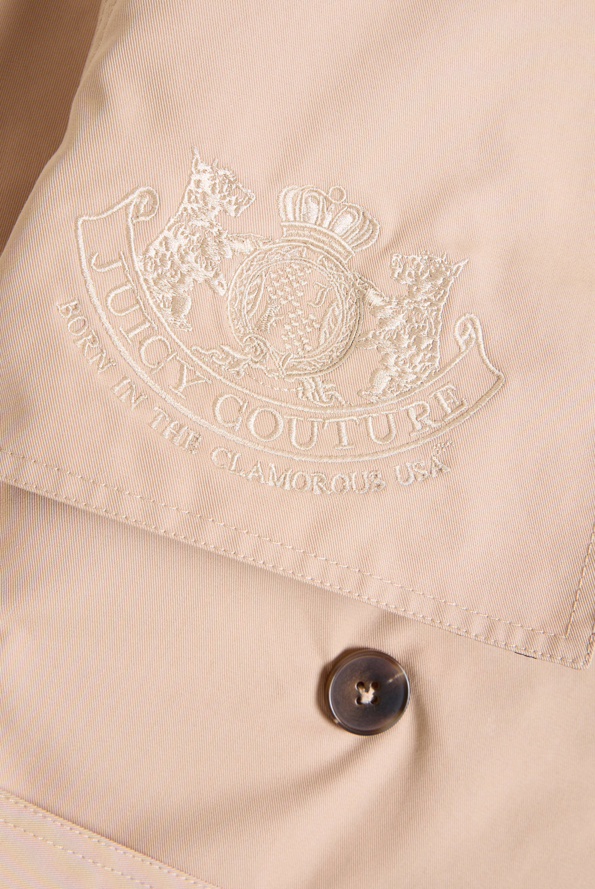 CAMEL COTTON TWILL TRENCH COAT - Image 4