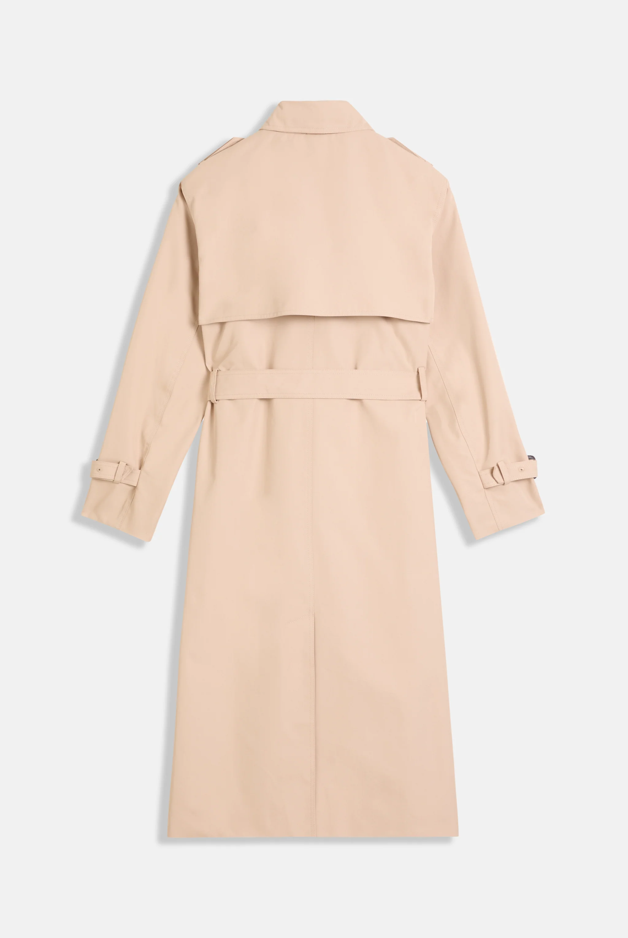 CAMEL COTTON TWILL TRENCH COAT - Image 7