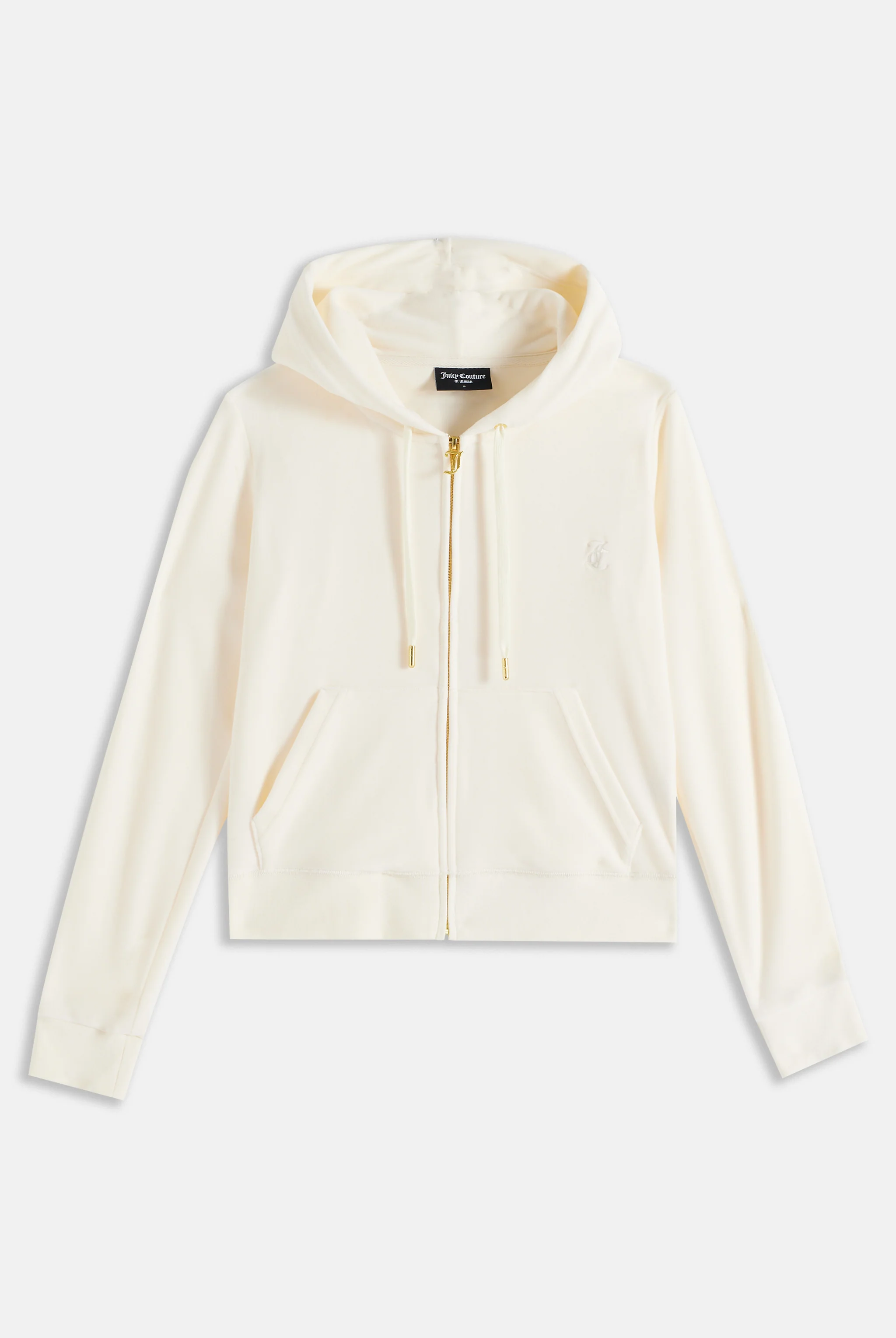 CREAM / GOLD CLASSIC VELOUR ROBERTSON HOODIE - Image 2