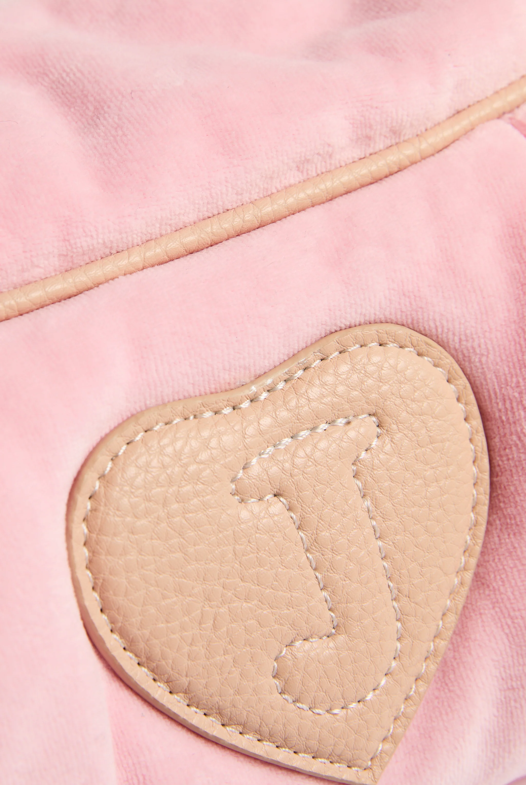 JUICY PINK CREST VELOUR HOBO BAG - Image 11
