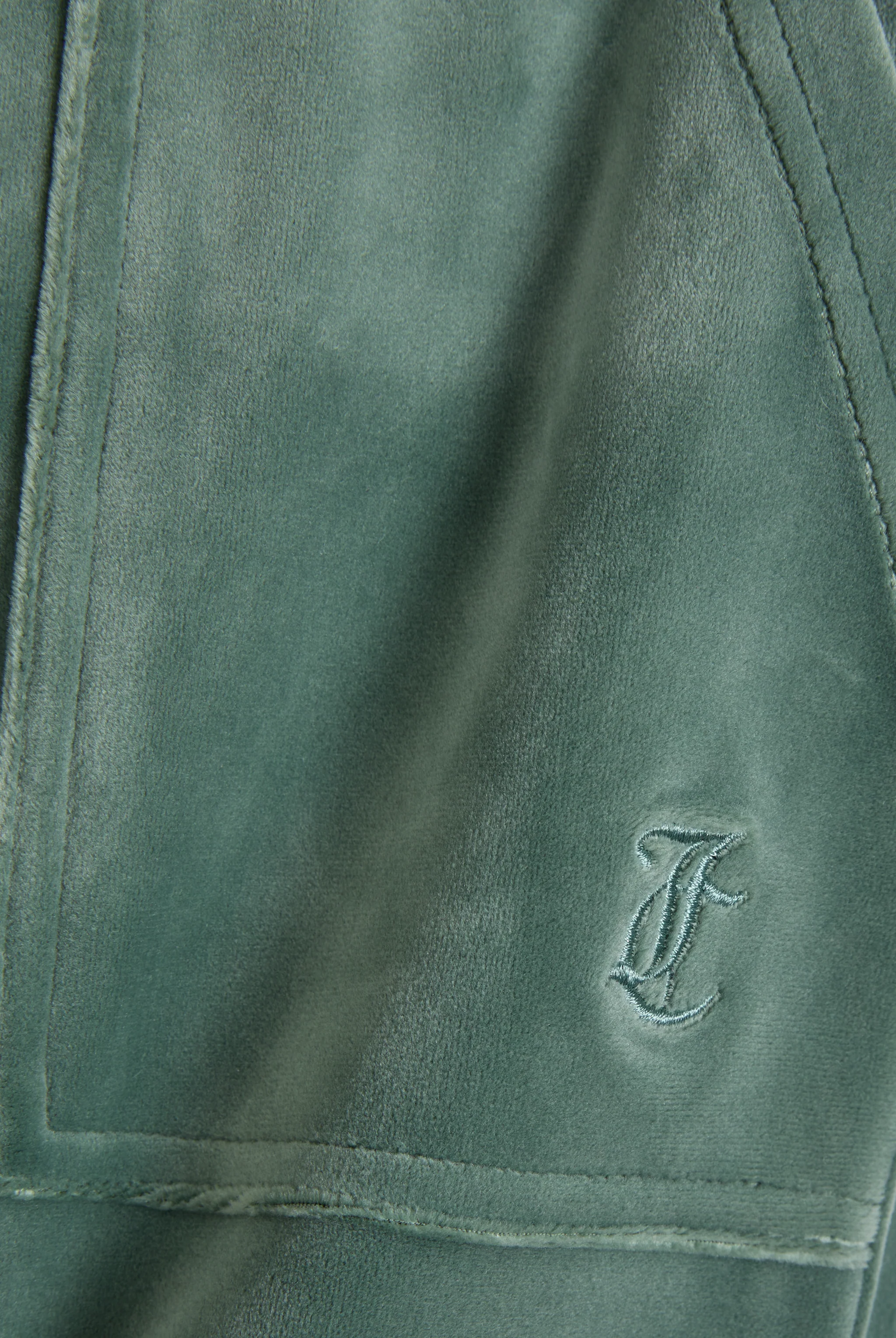 DUCK GREEN CLASSIC VELOUR DEL RAY POCKETED BOTTOMS - Image 4