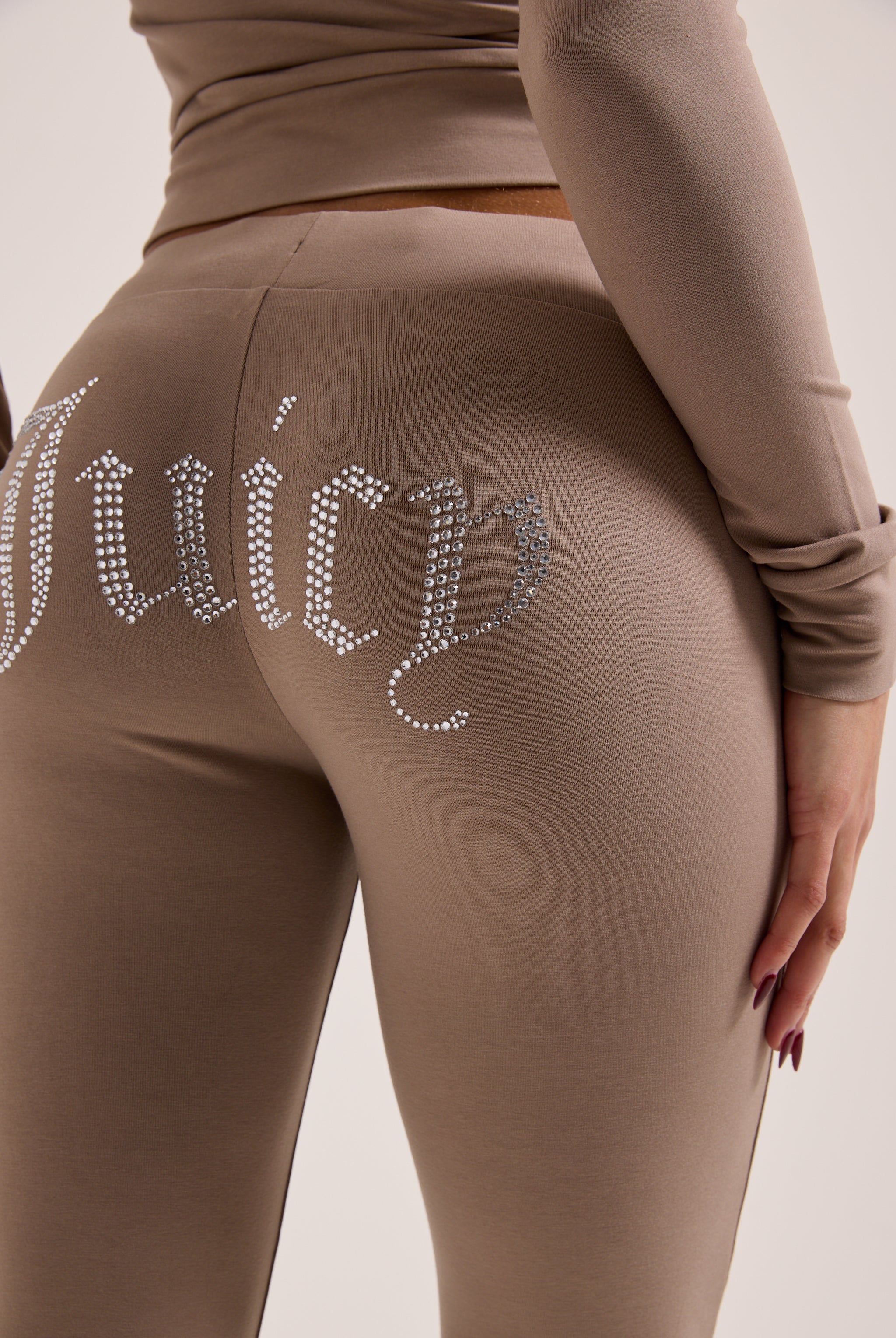 FUNGI DIAMANTÉ LUXURY JERSEY LOW RISE PANT - Image 2