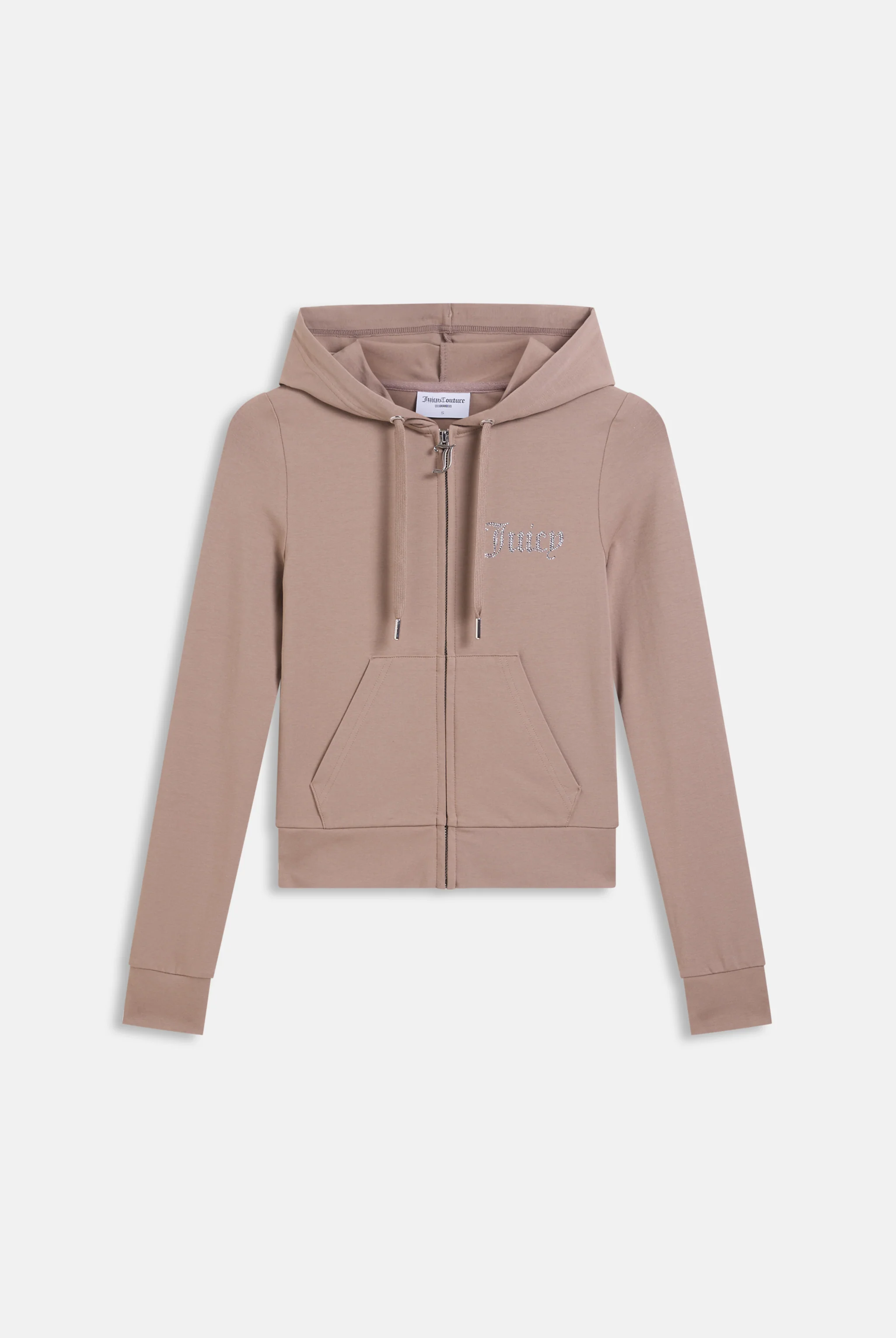 FUNGI DIAMANTÉ LUXURY JERSEY ZIP-THROUGH HOODIE - Image 5