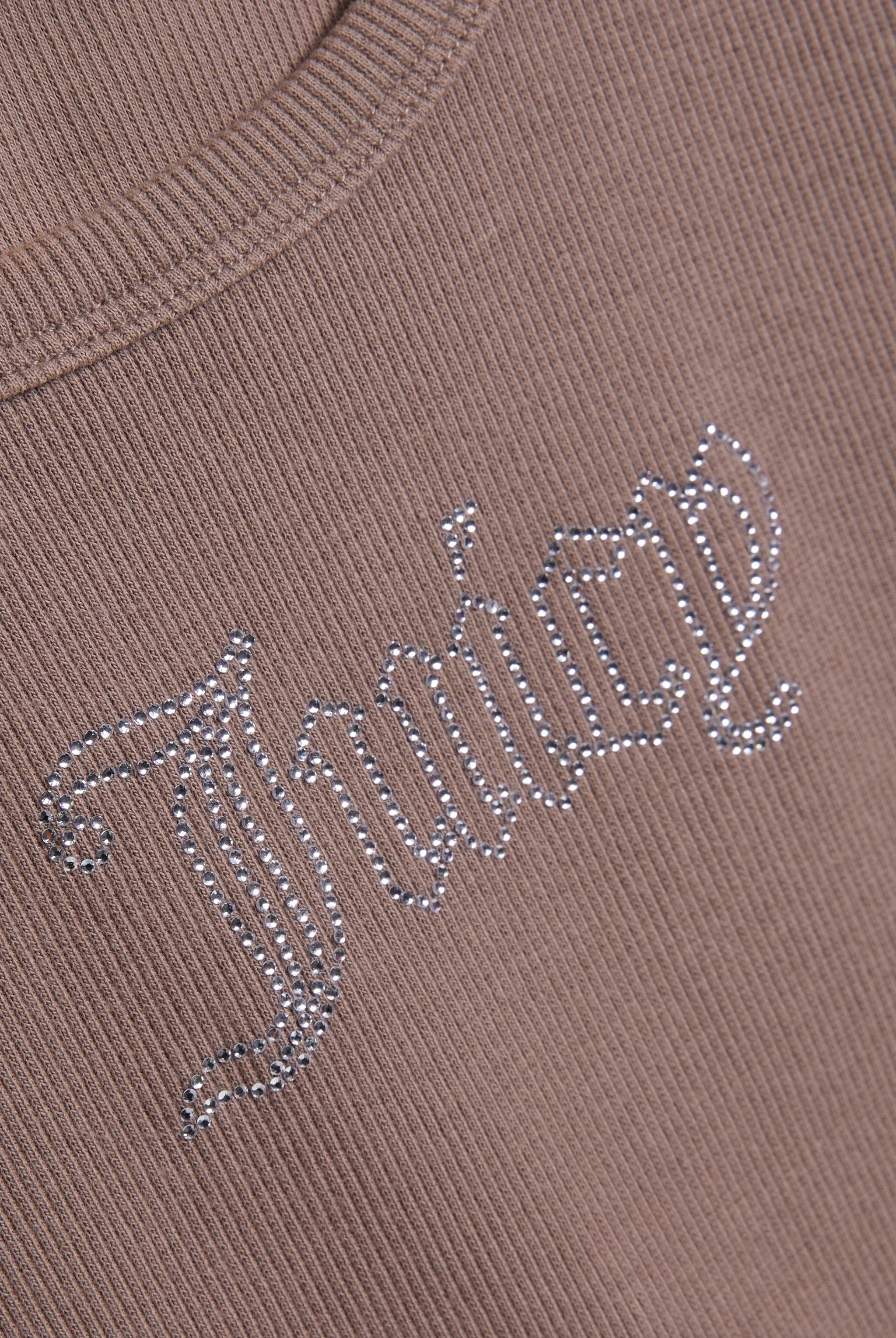 FUNGI RIBBED OUTLINE DIAMANTÉ RACER VEST - Image 7