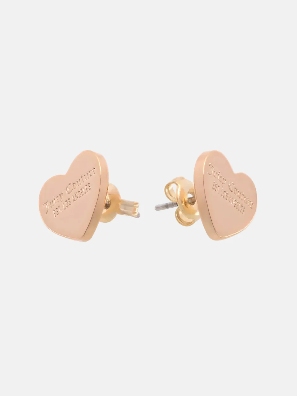 GOLD TONE JUICY COUTURE HEART STUD EARRING - Image 3