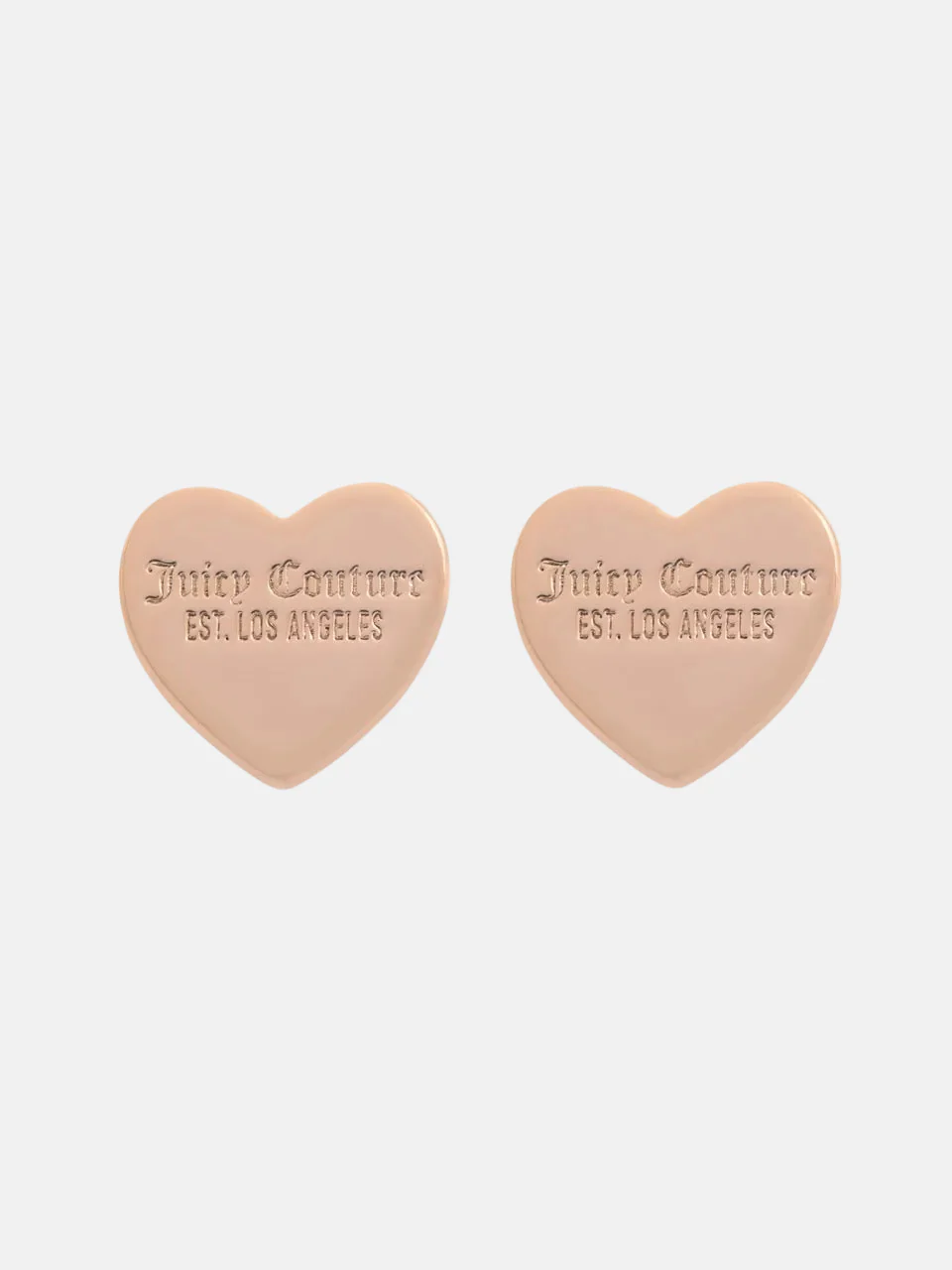 GOLD TONE JUICY COUTURE HEART STUD EARRING - Image 5