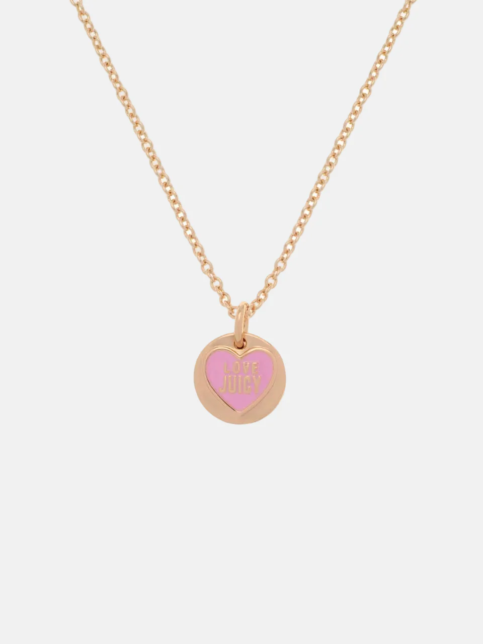 GOLD TONE LOVE JUICY REVERSIBLE ENAMEL PENDANT - Image 3