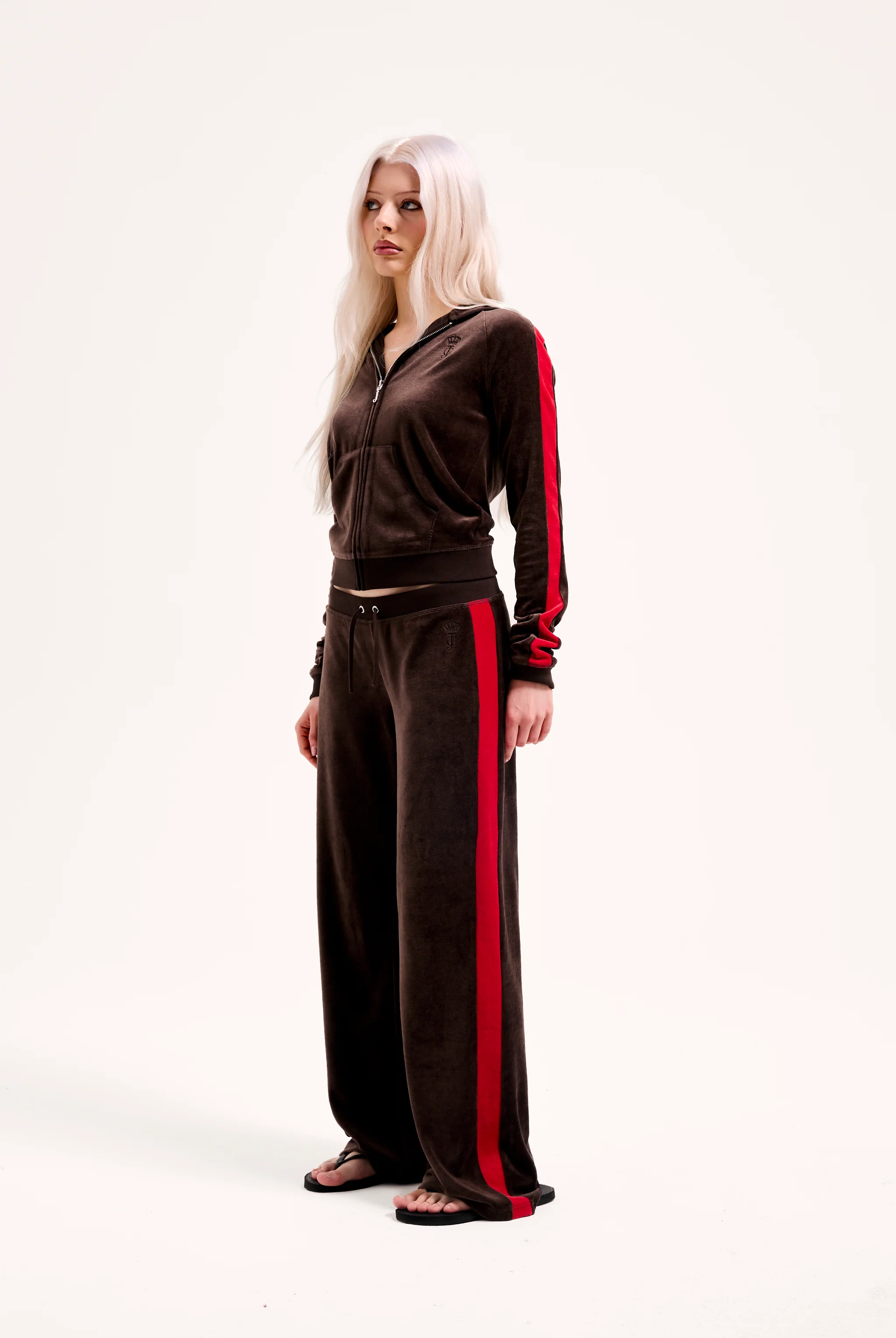 JAVA STRIPE BAMBOO VELOUR HERITAGE HOODIE - Image 4