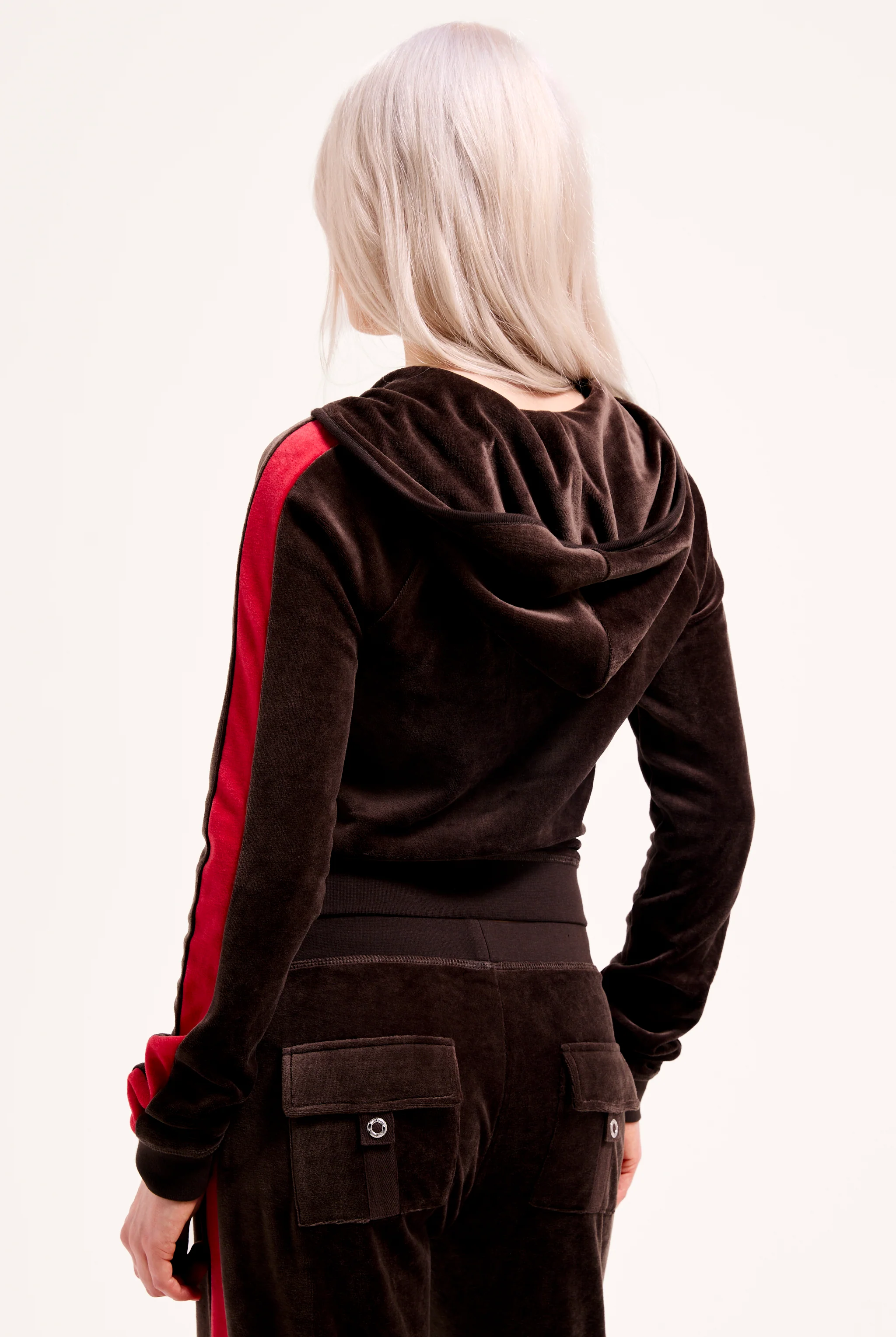 JAVA STRIPE BAMBOO VELOUR HERITAGE HOODIE - Image 7