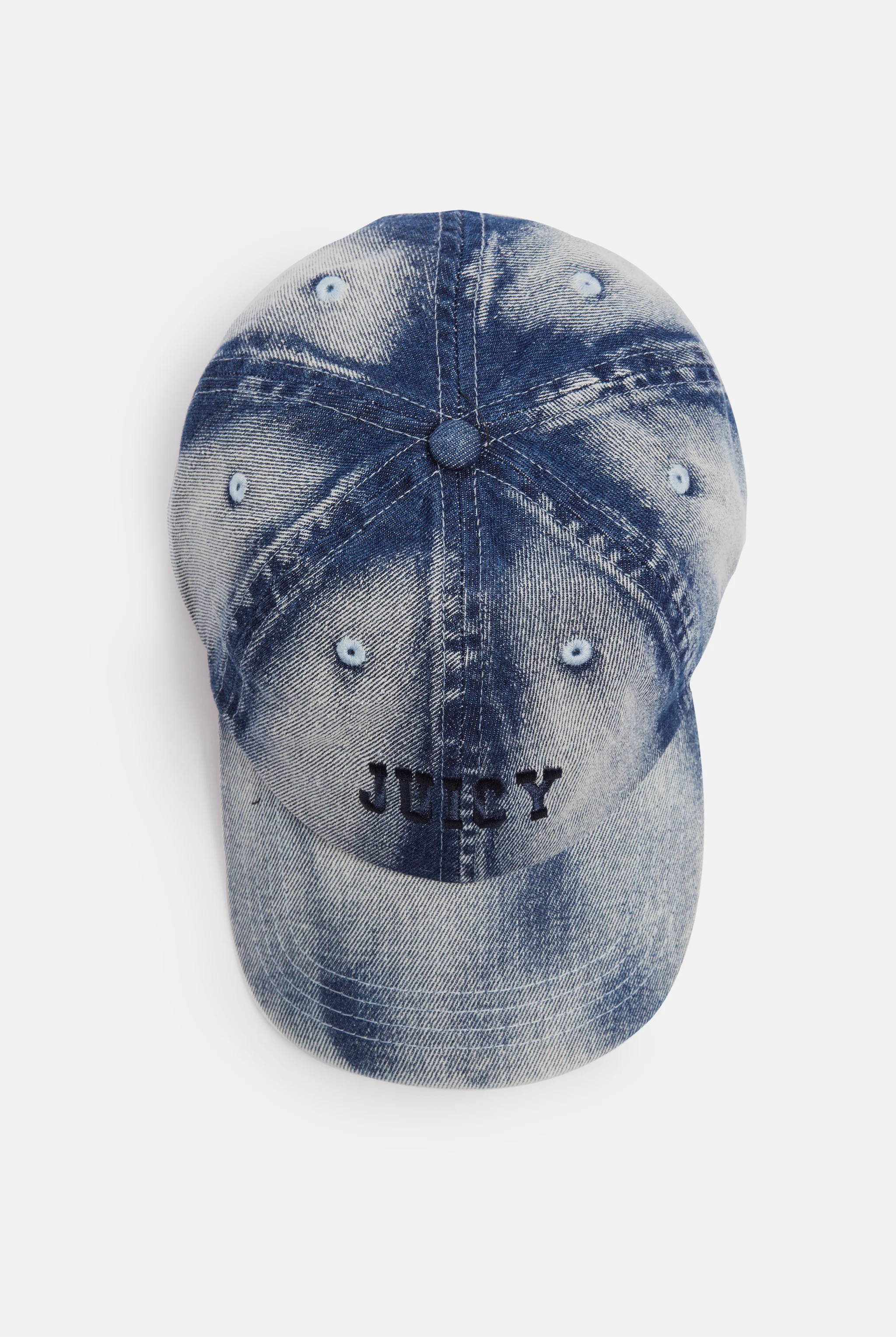 JUICY BLEACH WASH DENIM CAP - Image 7