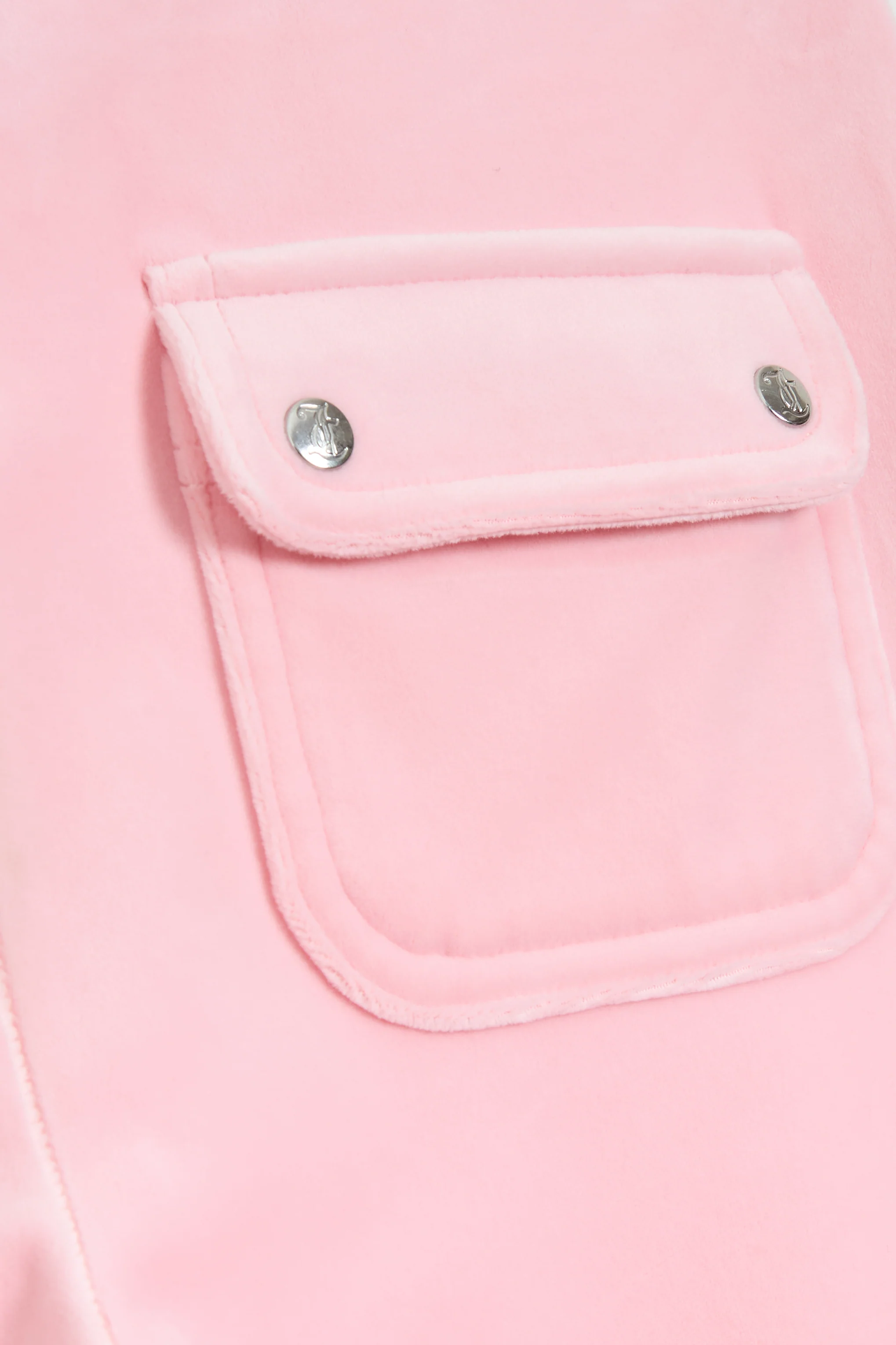 JUICY PINK  LOW RISE FLARE CLASSIC VELOUR TRACK PANT - Image 9