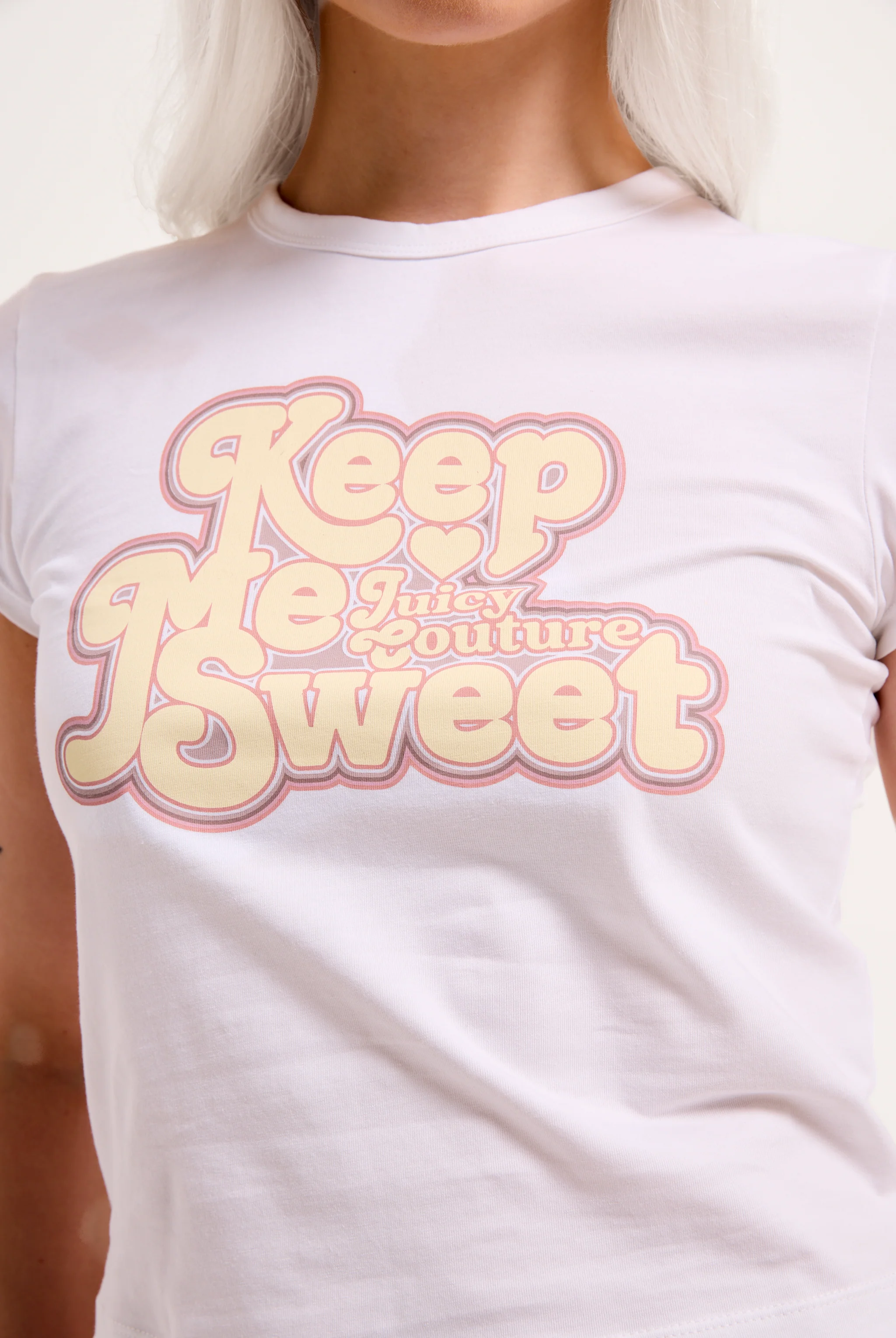 WHITE KEEP ME SWEET T-SHIRT - Image 8