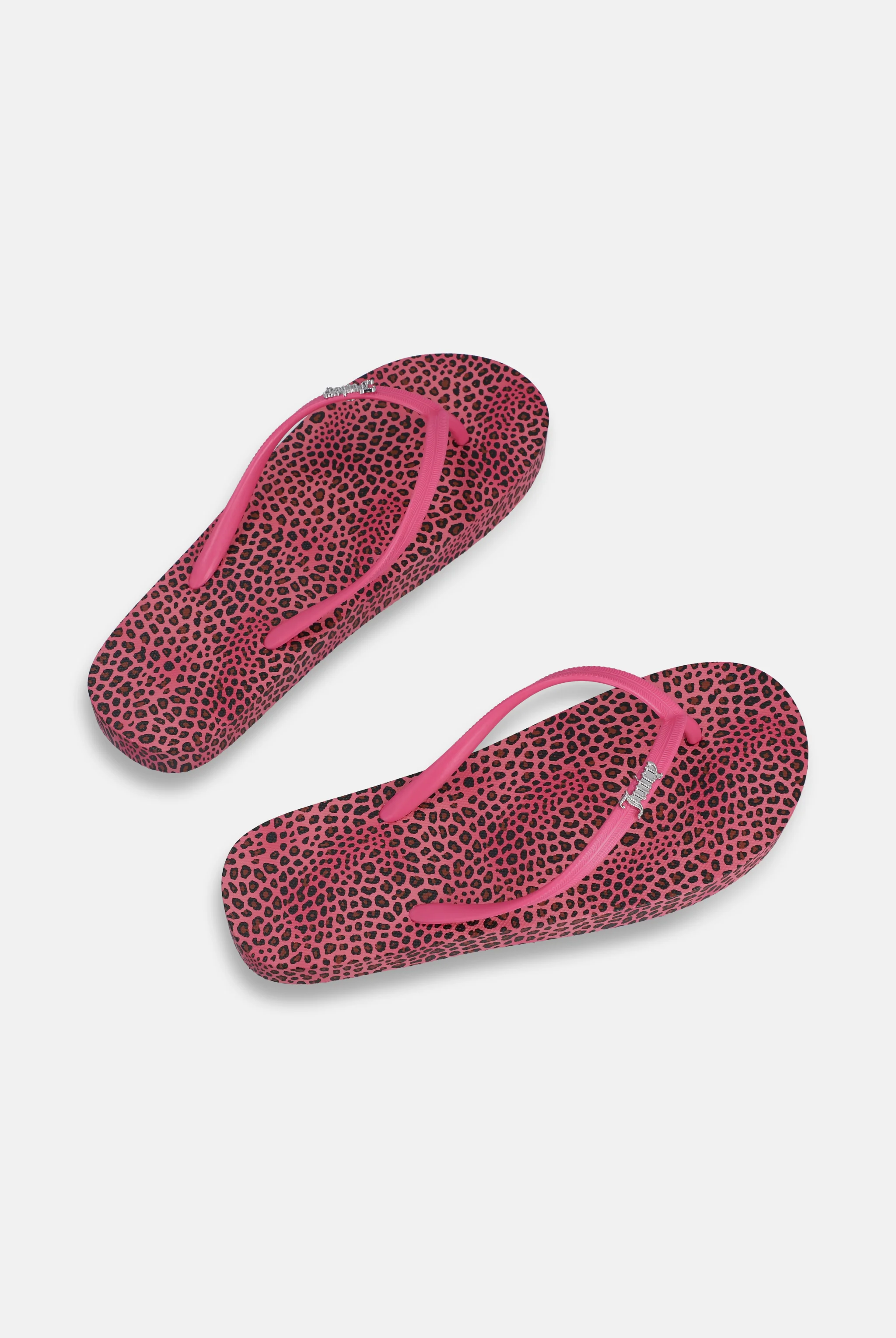 PINK CHEETAH PRINT PLATFORM FLIP FLOP - Image 6