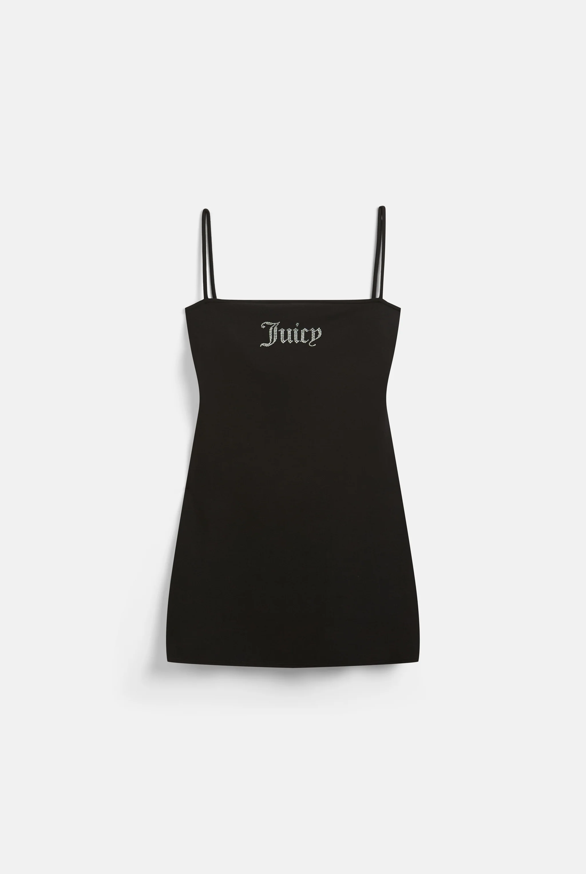 BLACK MODAL JERSEY DIAMANTÉ MINI DRESS - Image 2