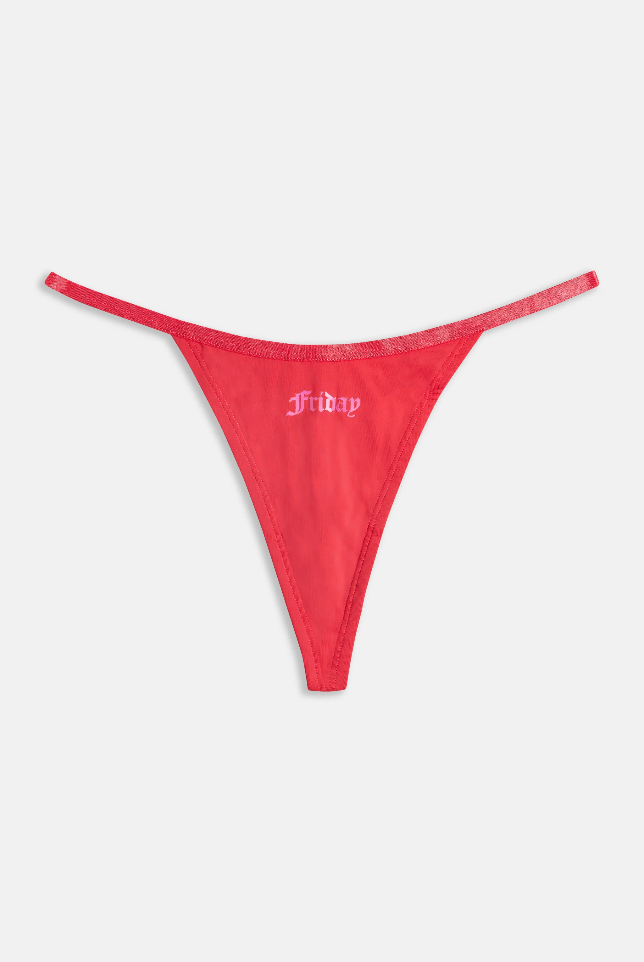 'MONDAY TO FRIDAY' PACK OF 5 THONGS - Image 5