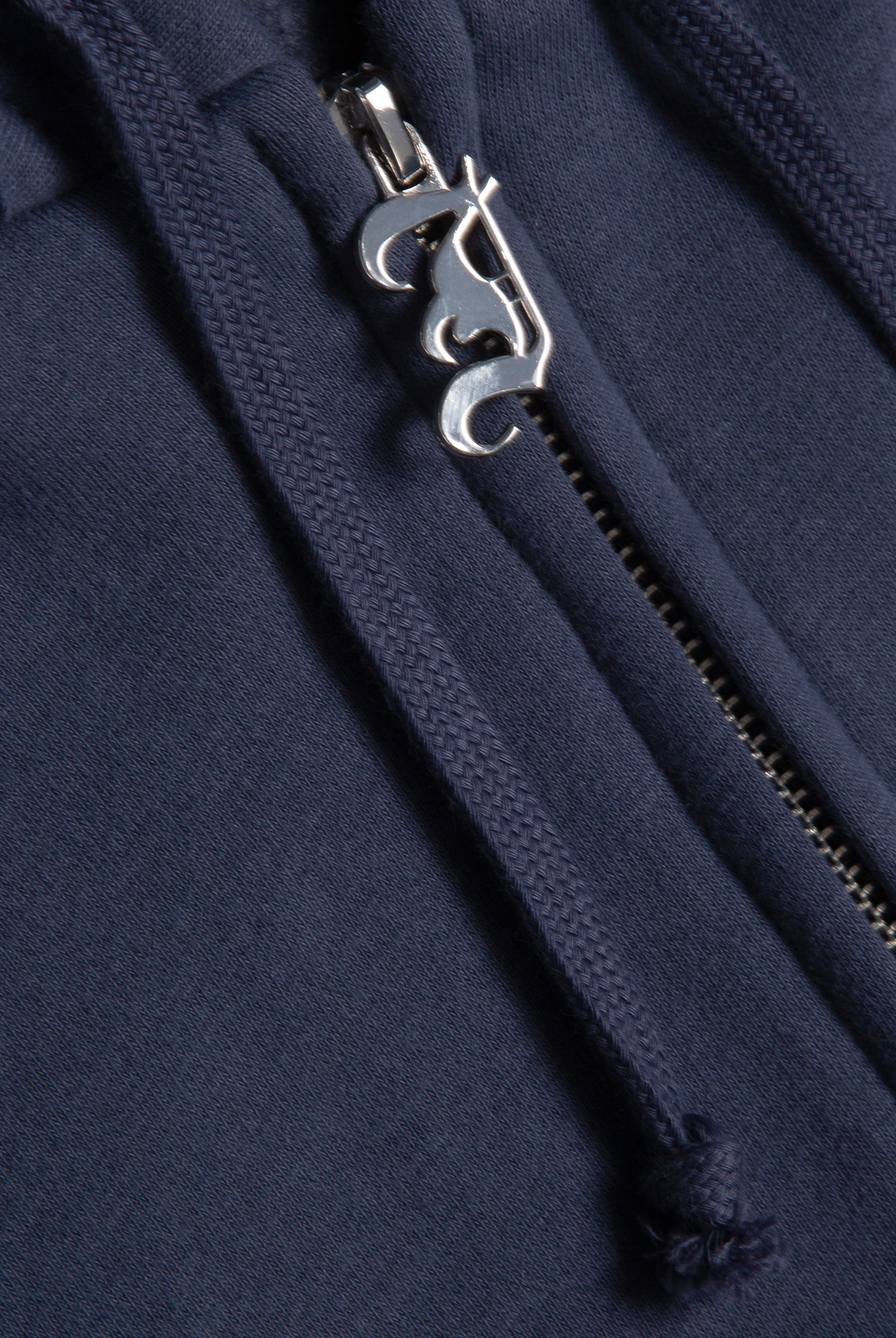 MOOD INDIGO LONGLINE FLEECE ZIP THROUGH HOODIE - Image 4