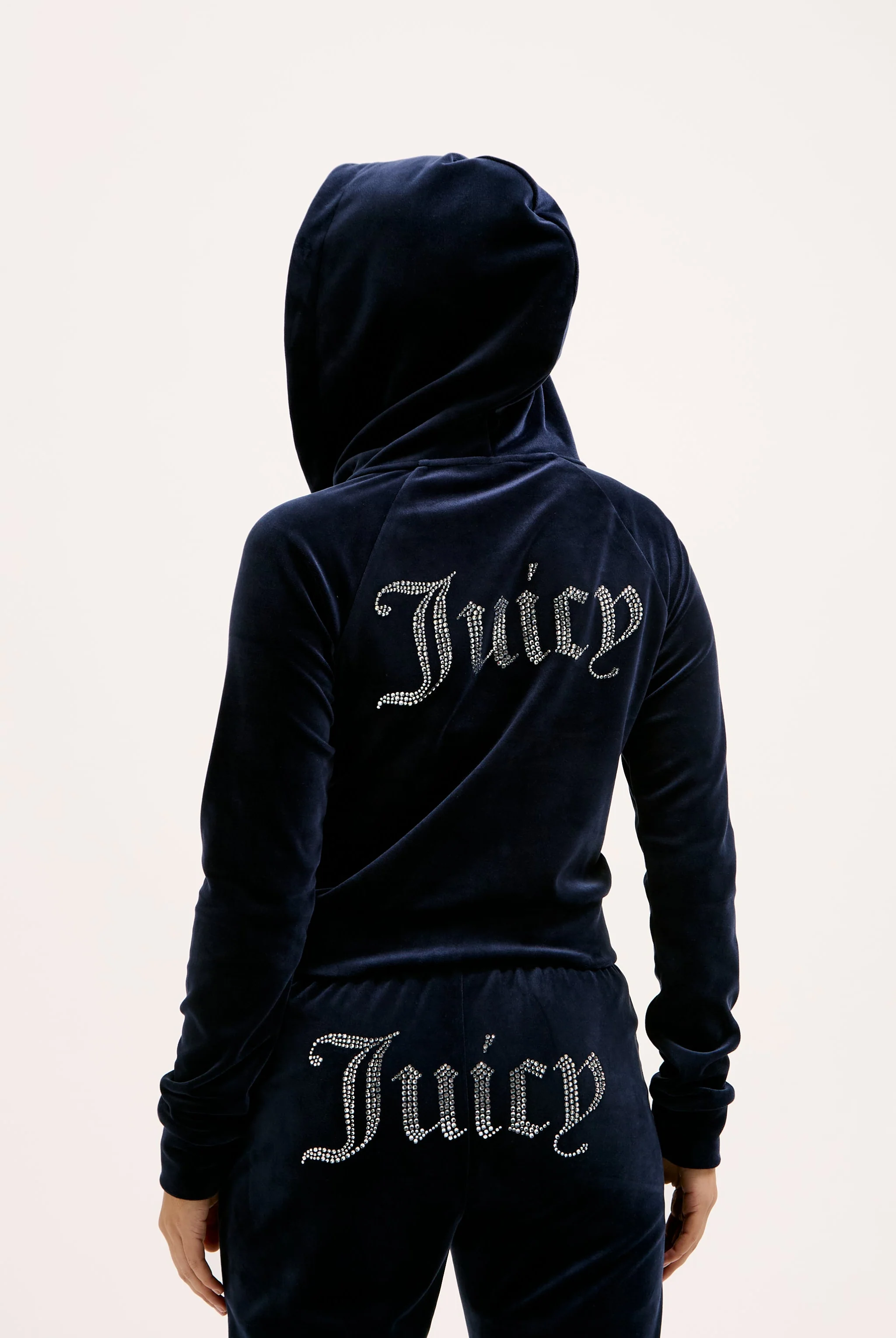 NIGHT SKY VELOUR DIAMANTÉ TRACKSUIT BOTTOM - Image 9