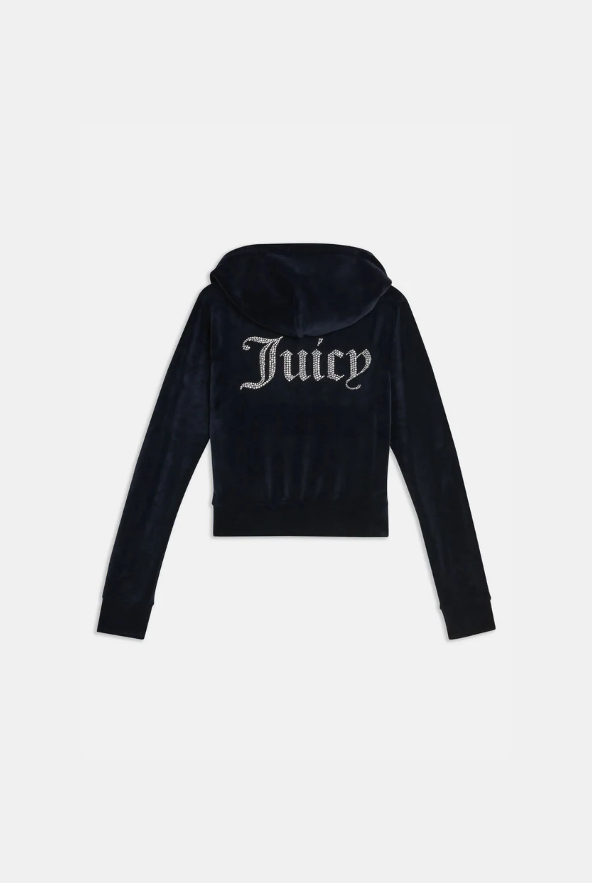 NIGHT SKY DIAMANTÉ VELOUR ZIP-THROUGH HOODIE - Image 4
