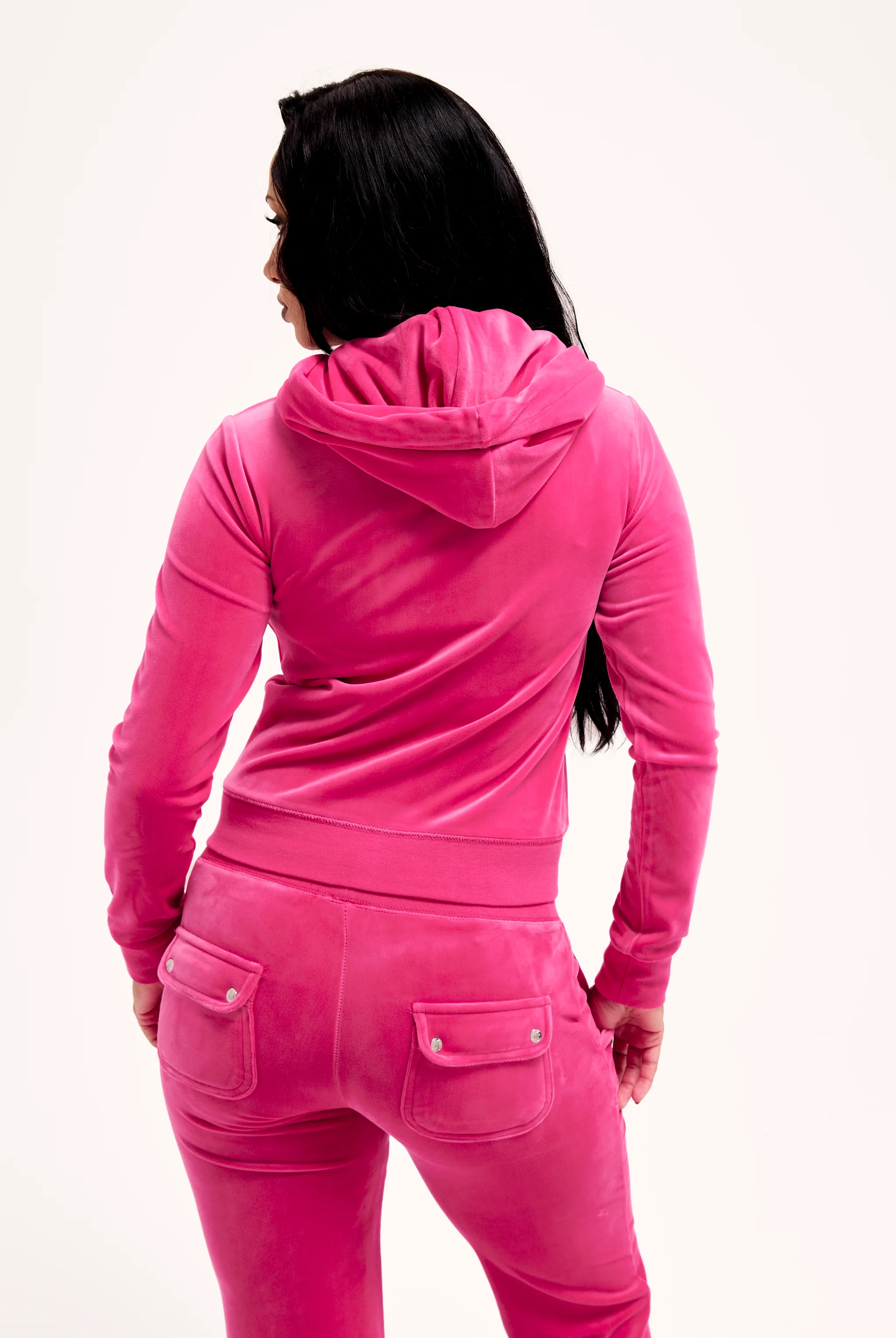 NOSTALGIA PINK CLASSIC VELOUR ROBERTSON HOODIE - Image 6