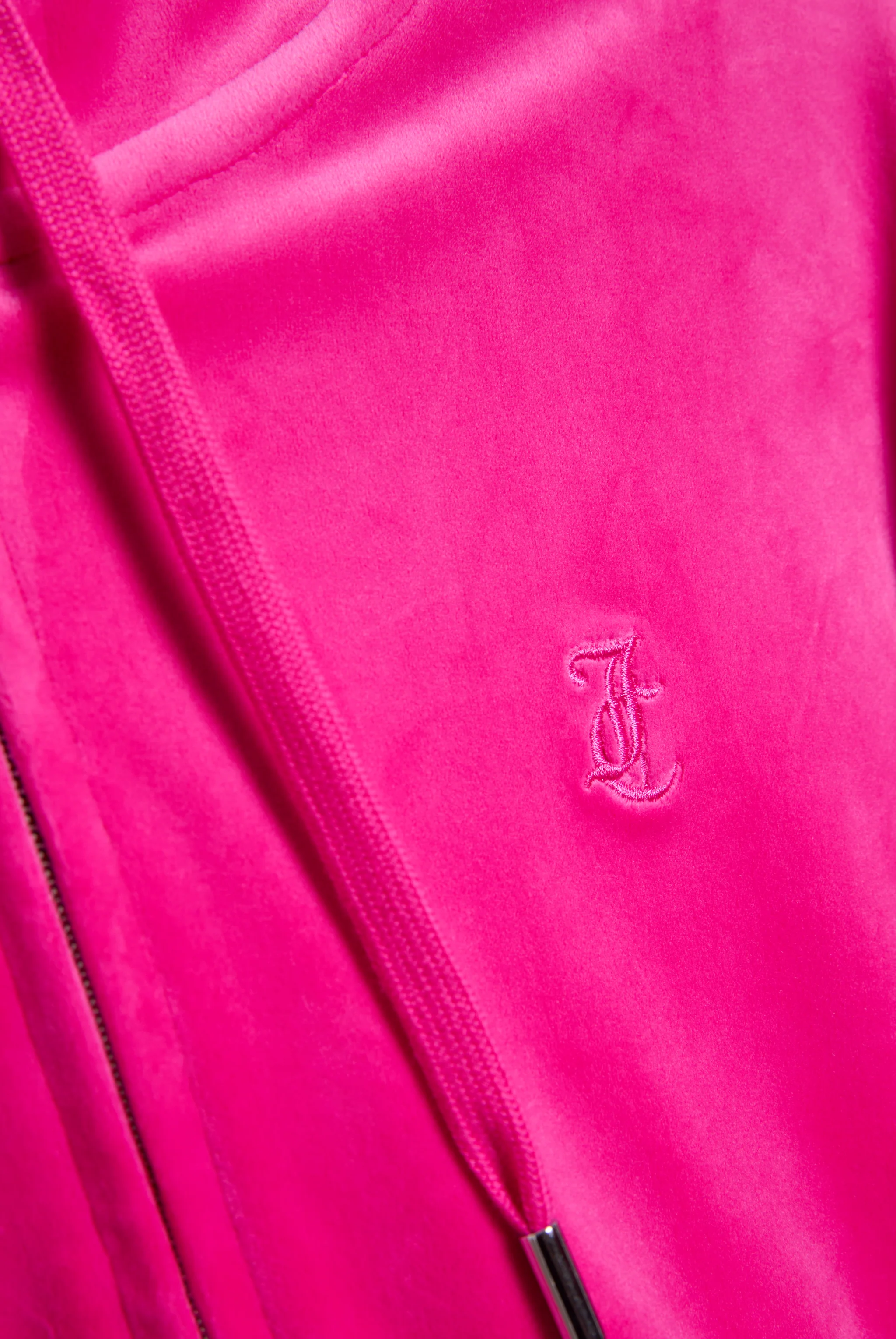 NOSTALGIA PINK CROP OVERSIZED CLASSIC VELOUR HOODIE - Image 6