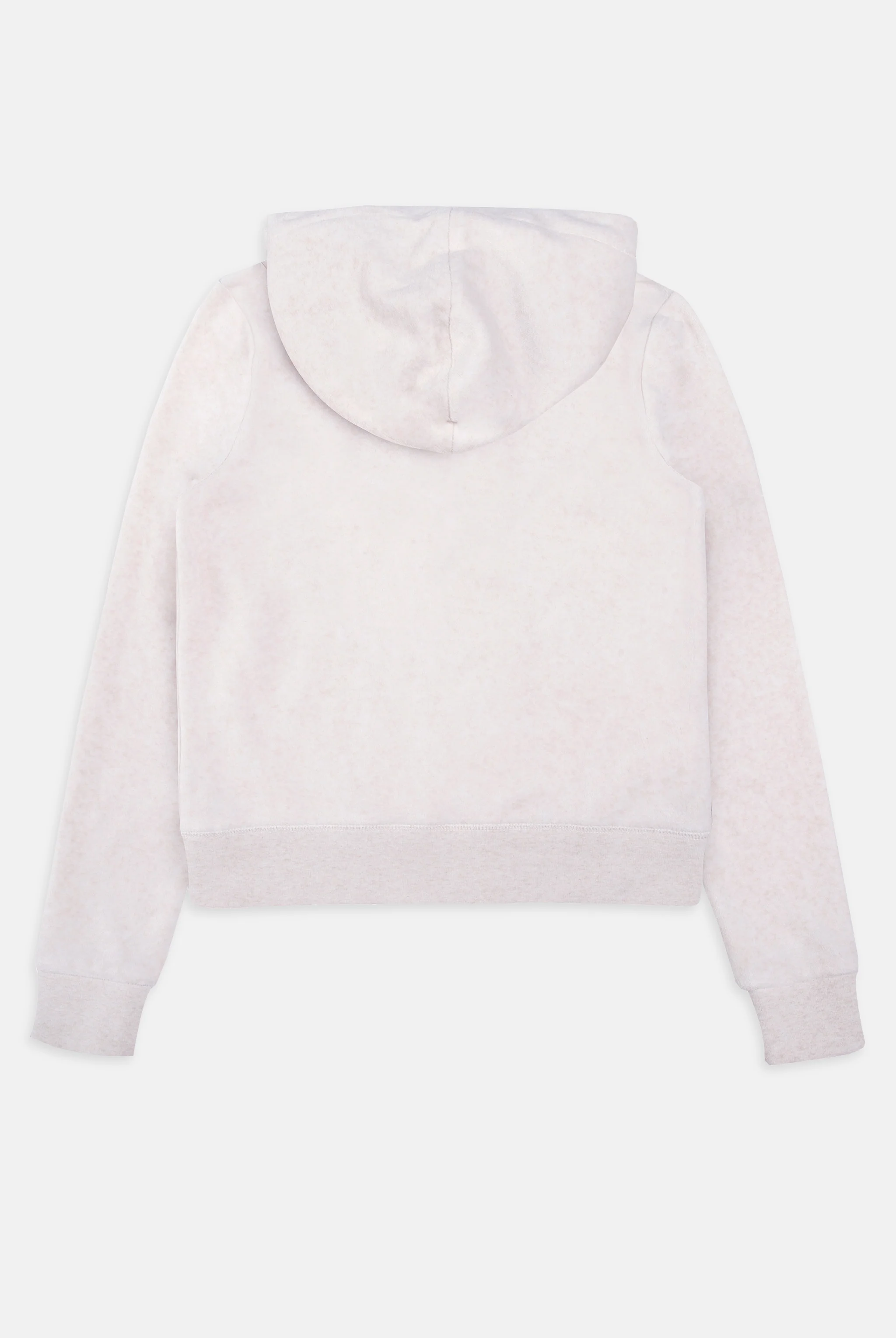 OATMEAL MARL & GOLD COTTON VELOUR ROBERTSON HOODIE - Image 9