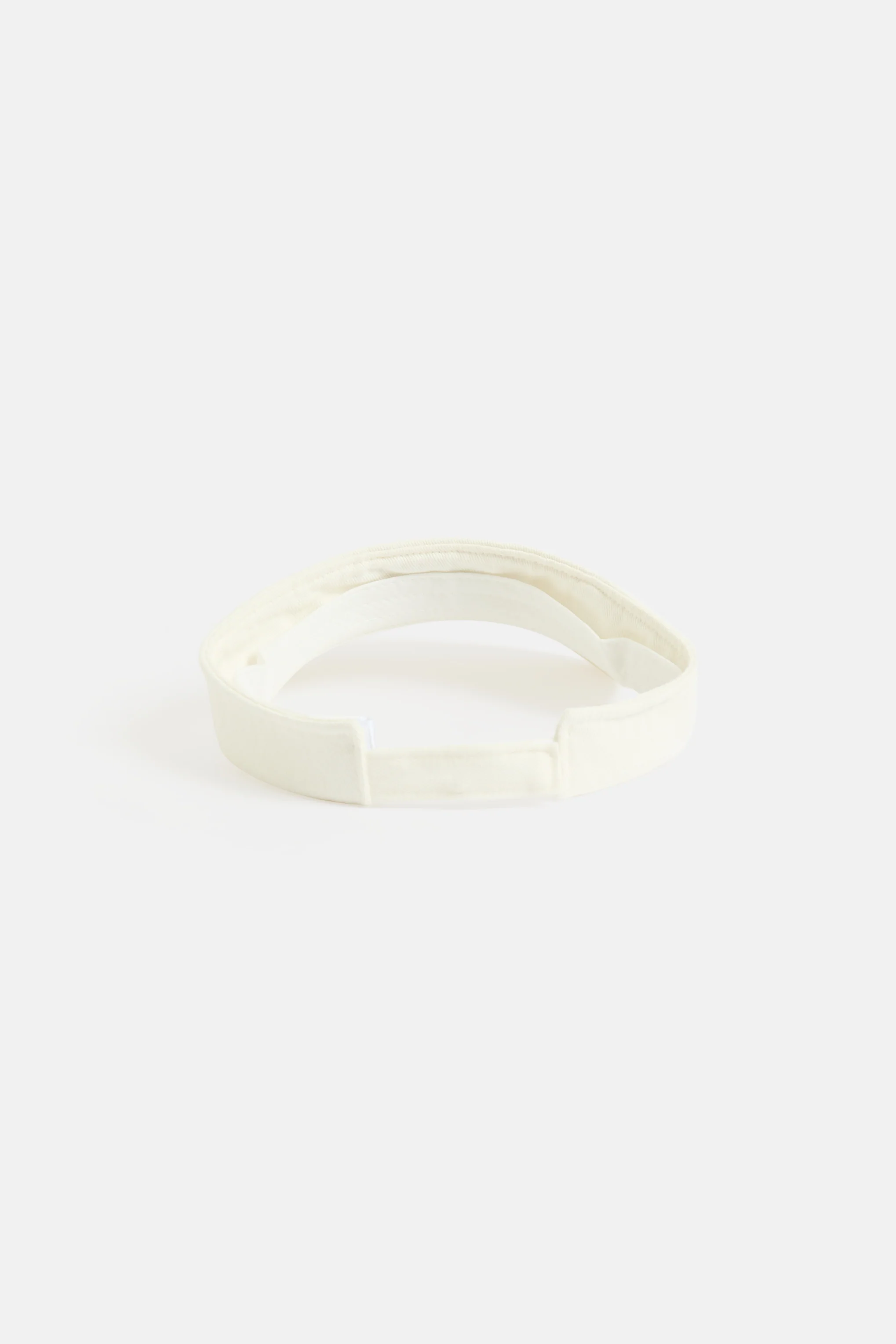 CREAM DENIM VISOR - Image 3