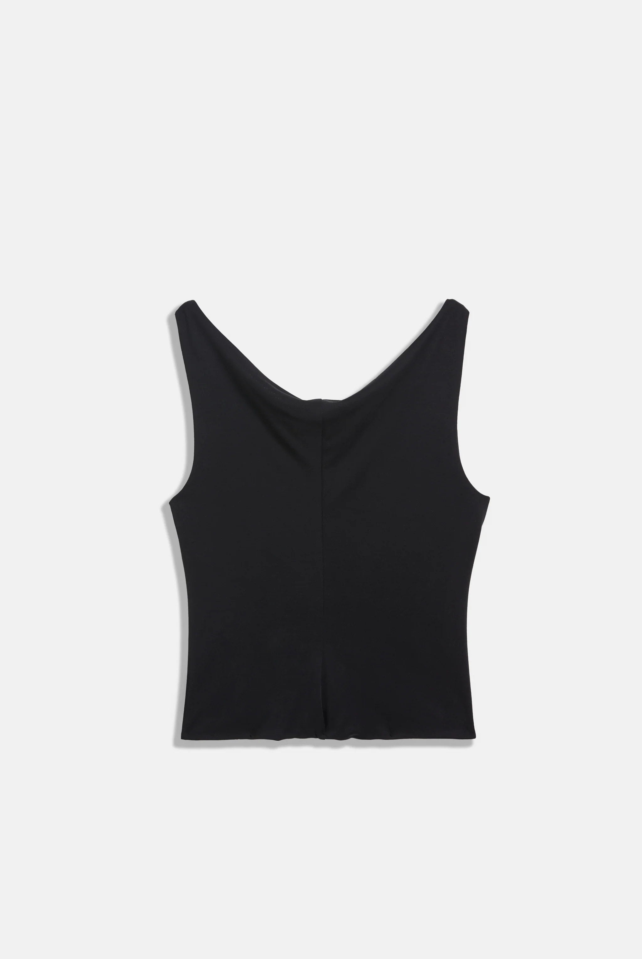 BLACK OUTLINE DIAMANTÉ DRAPE TOP - Image 7