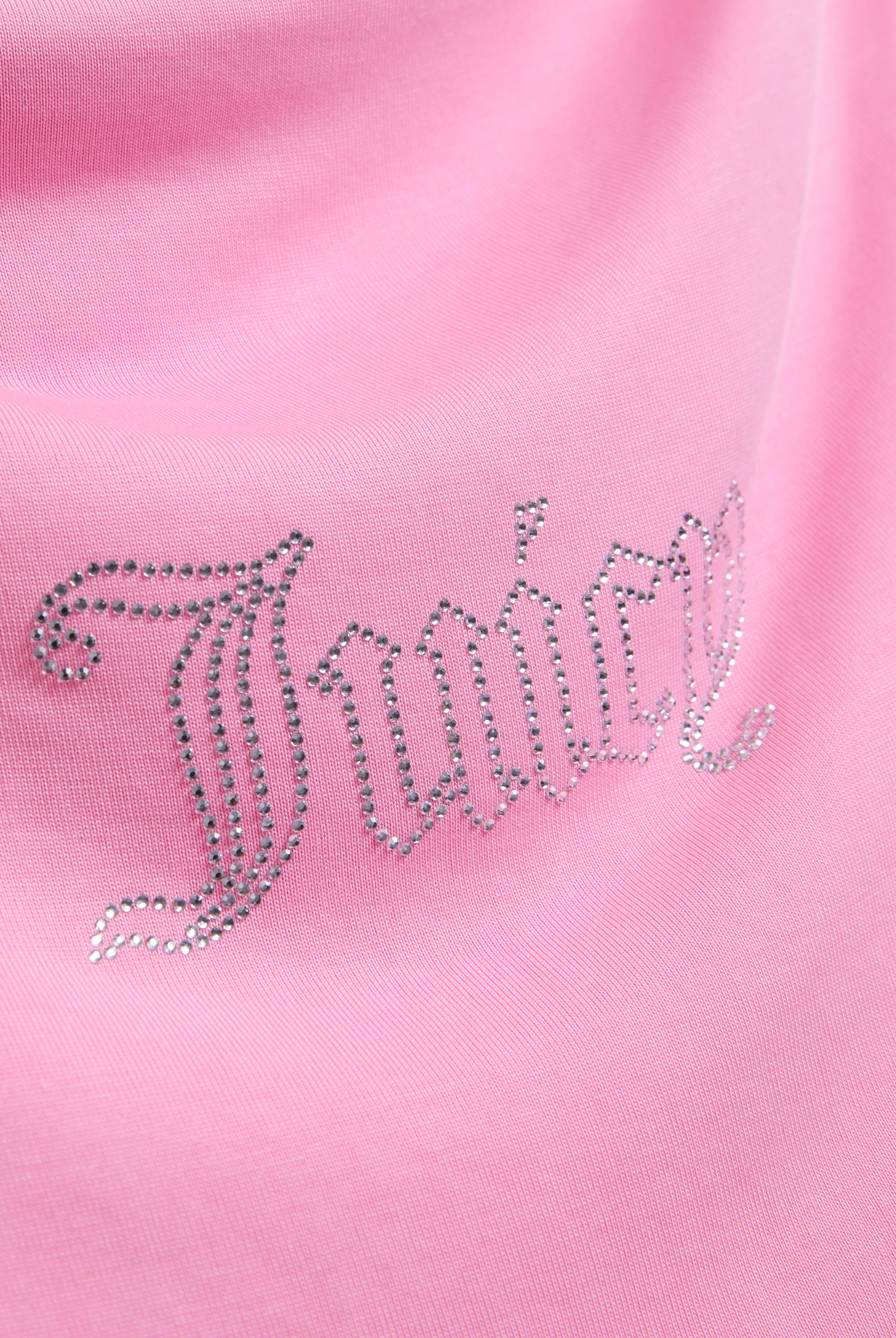 COTTON CANDY OUTLINE DIAMANTÉ DRAPE TOP - Image 3