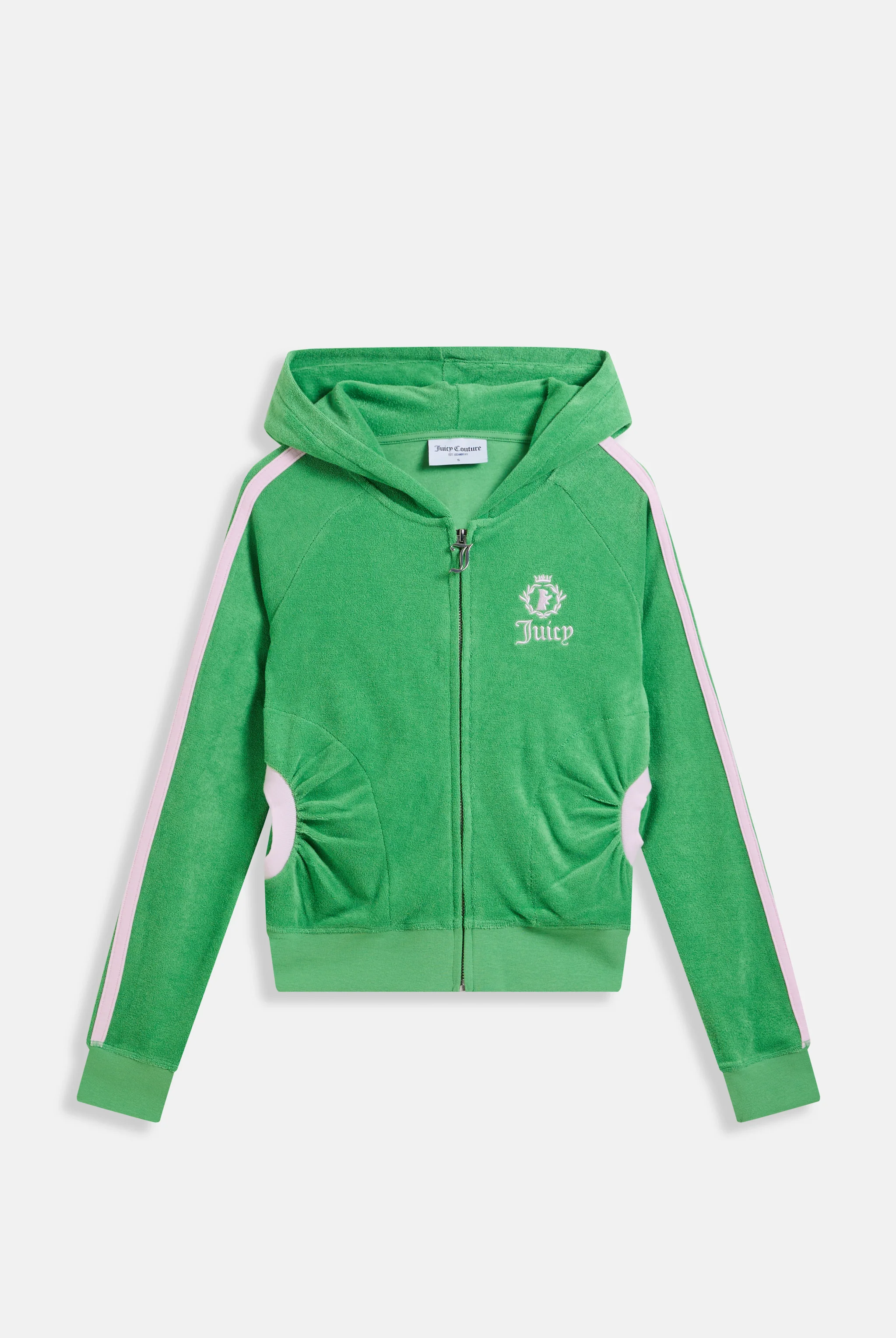 PEPPERMINT APPLIQUE TERRY SHRUNKEN HOODIE - Image 2