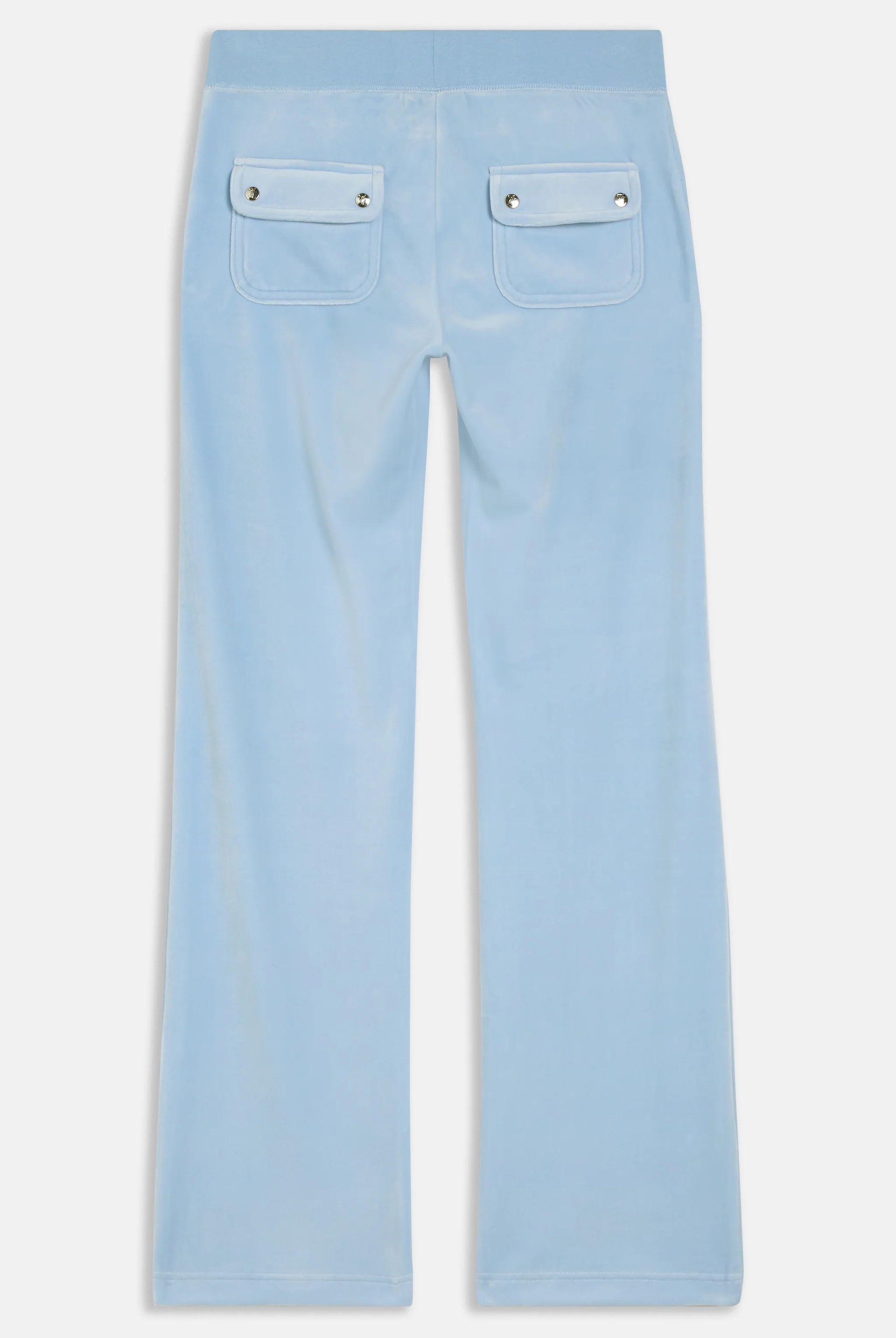 POWDER BLUE CLASSIC VELOUR DEL RAY POCKETED BOTTOMS - Image 5