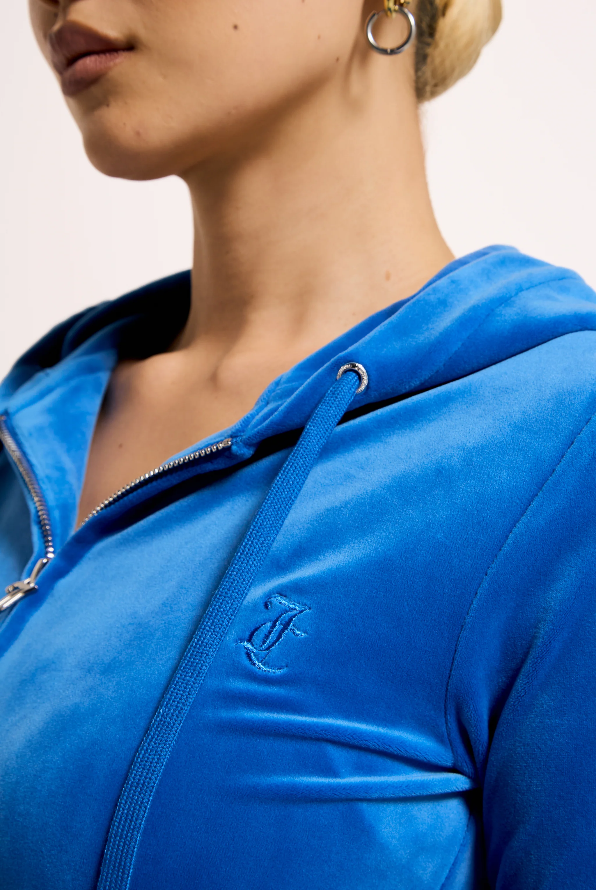 PRINCESS BLUE CLASSIC VELOUR ROBERTSON HOODIE - Image 7
